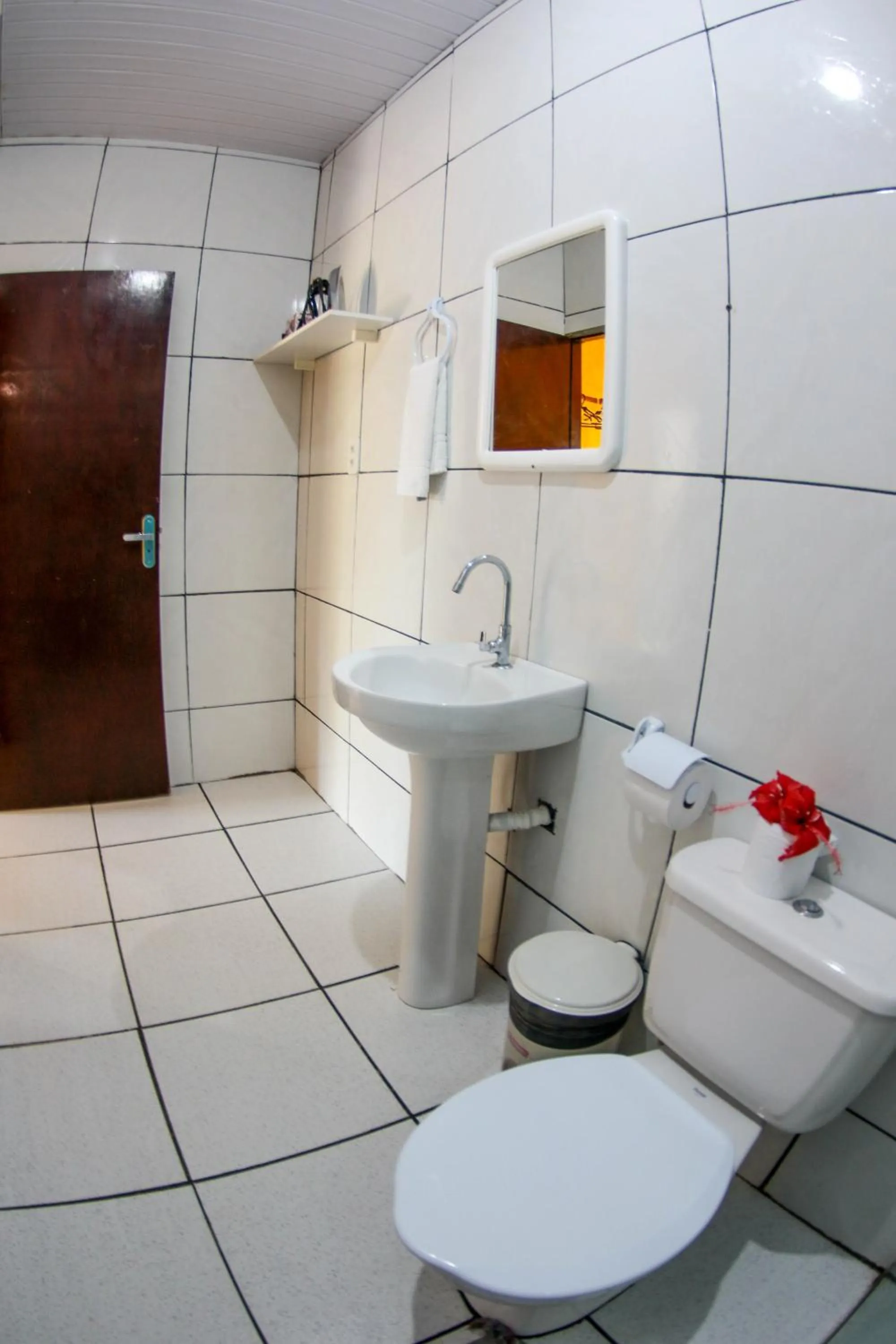 Bathroom in Pousada Leão Marinho