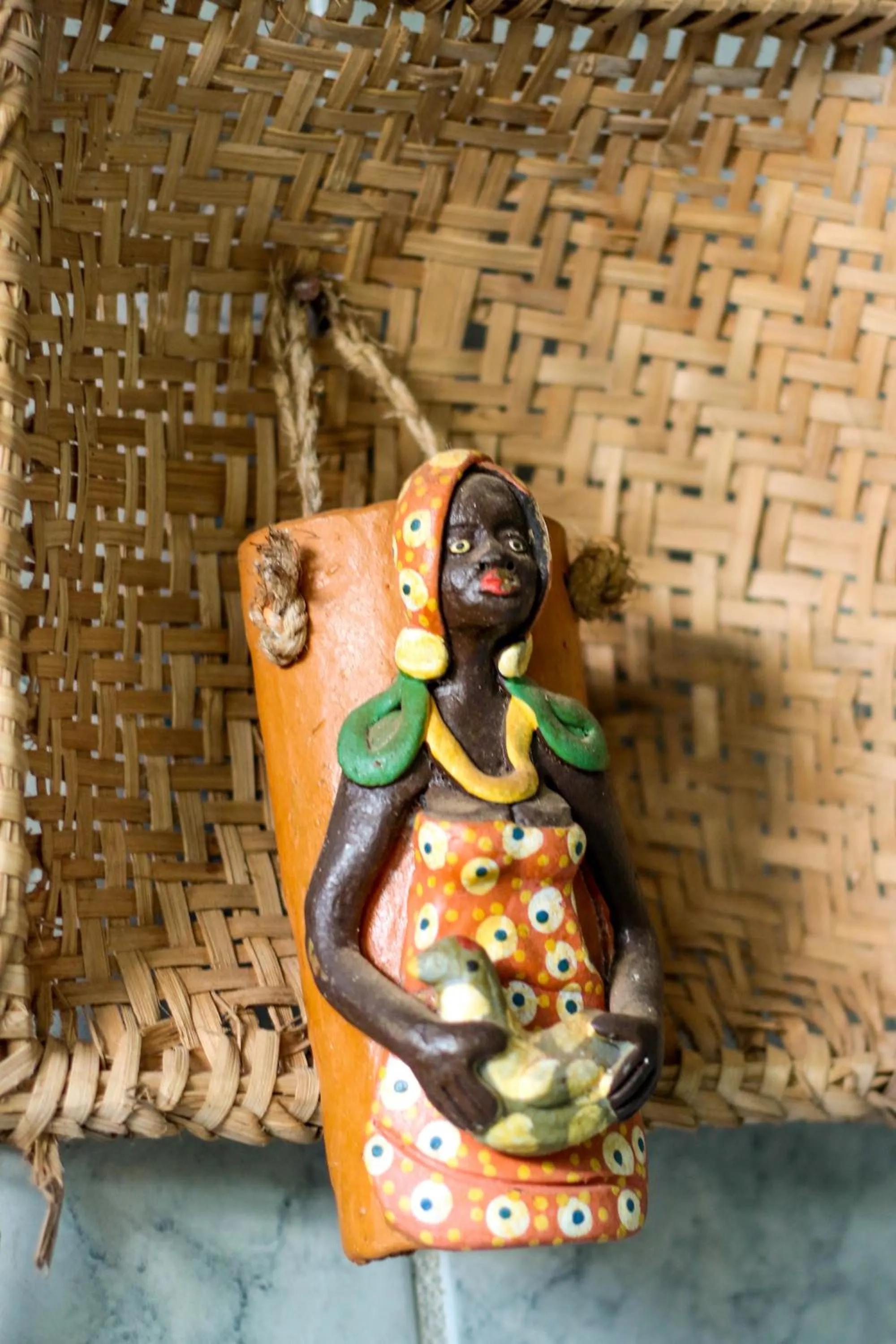 Seating area in Pousada Leão Marinho