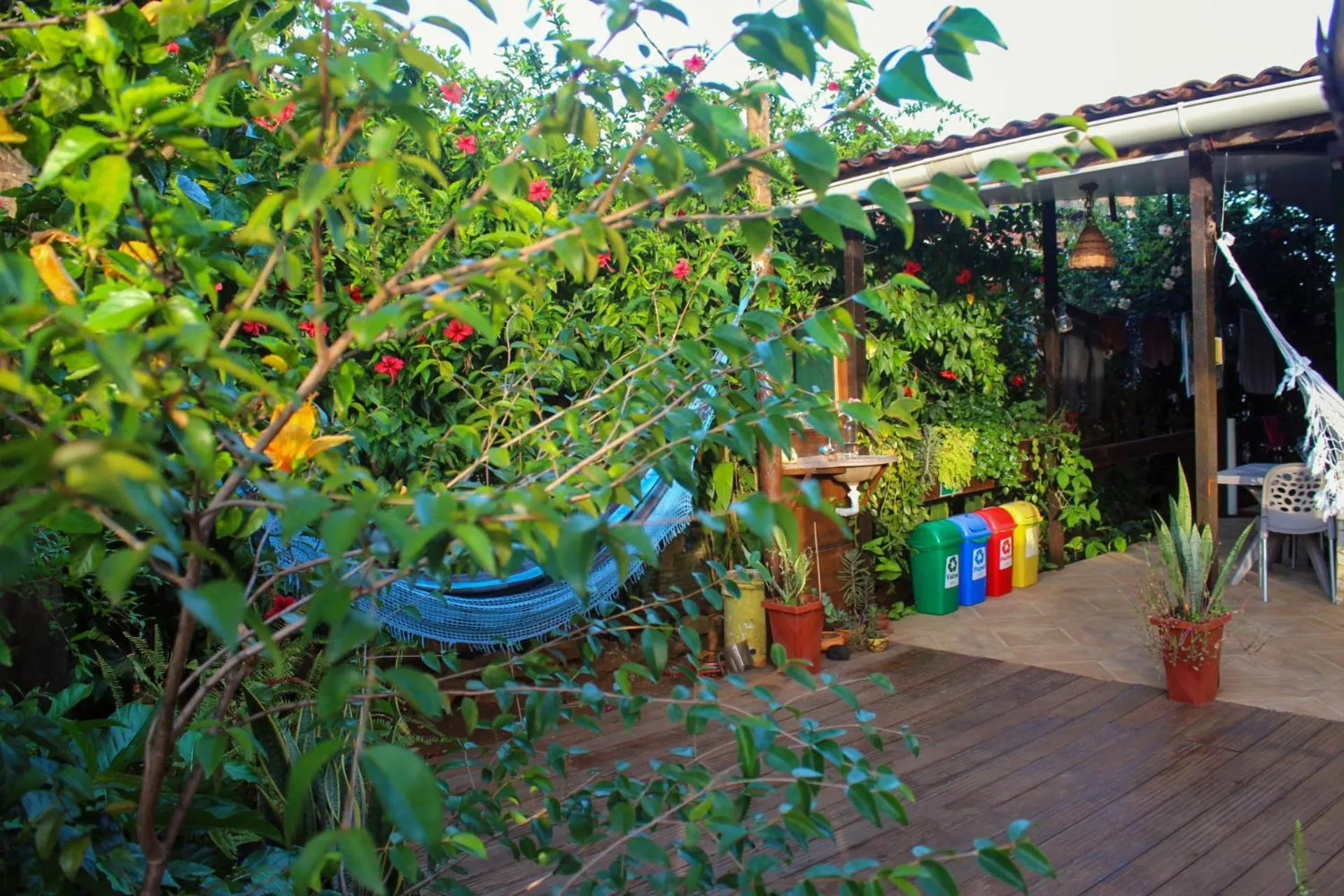 Garden in Pousada Leão Marinho