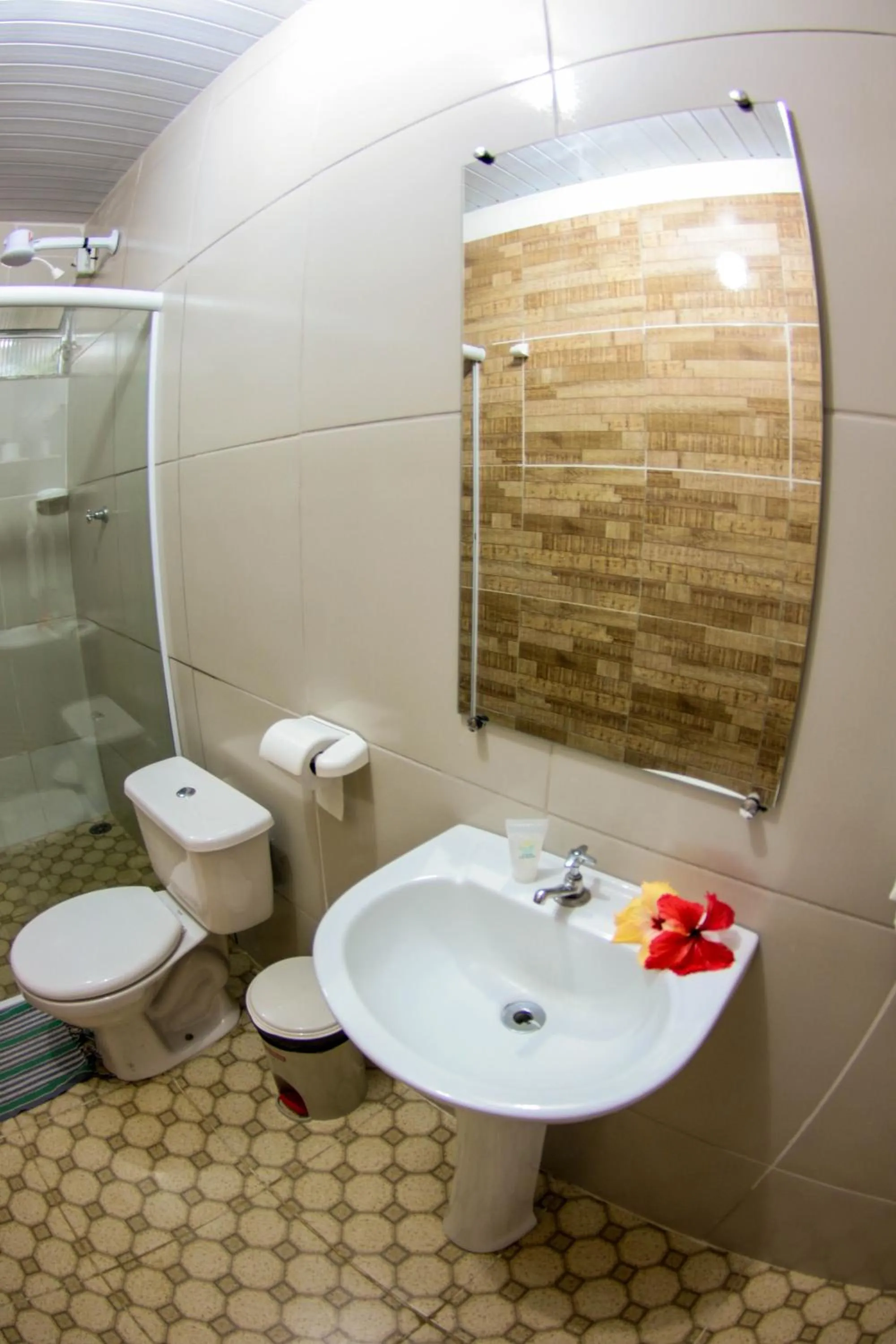 Bathroom in Pousada Leão Marinho