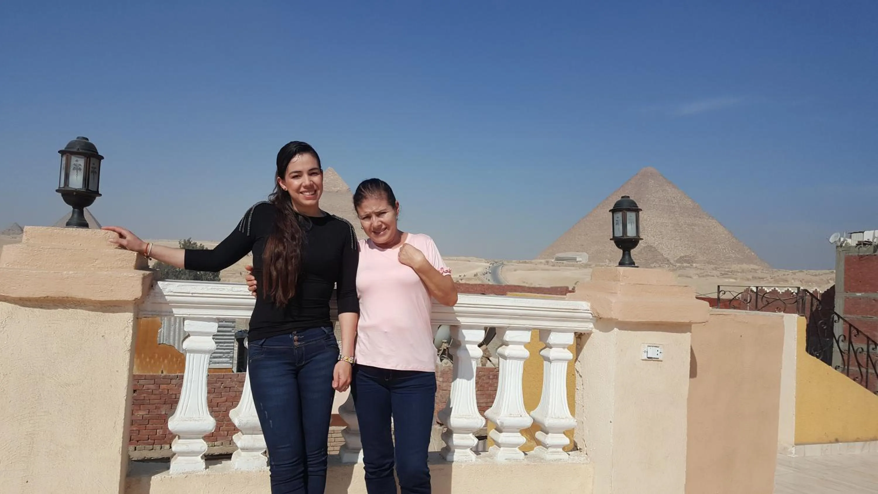 People in Royal Pyramids Inn