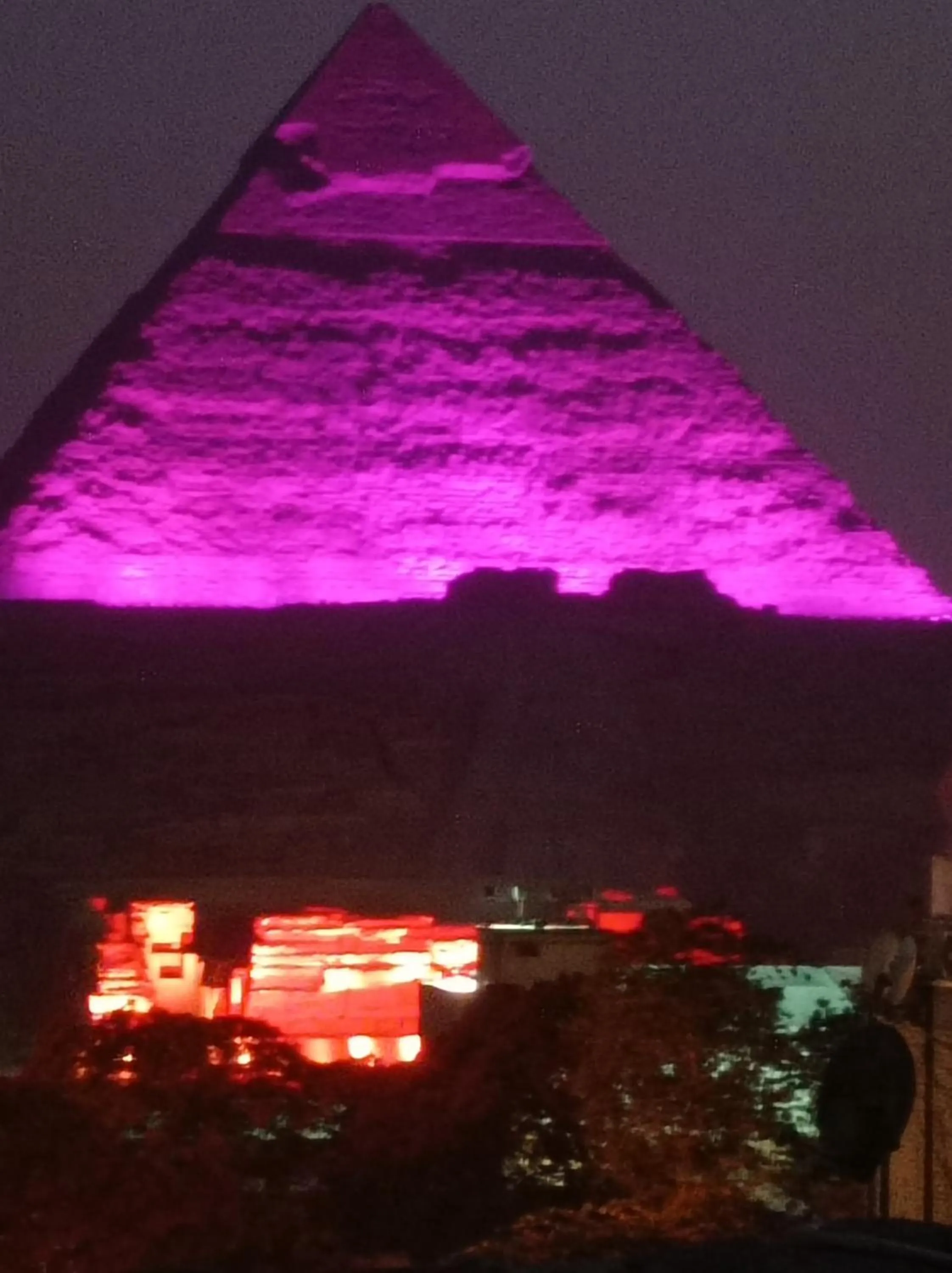 Night in Royal Pyramids Inn