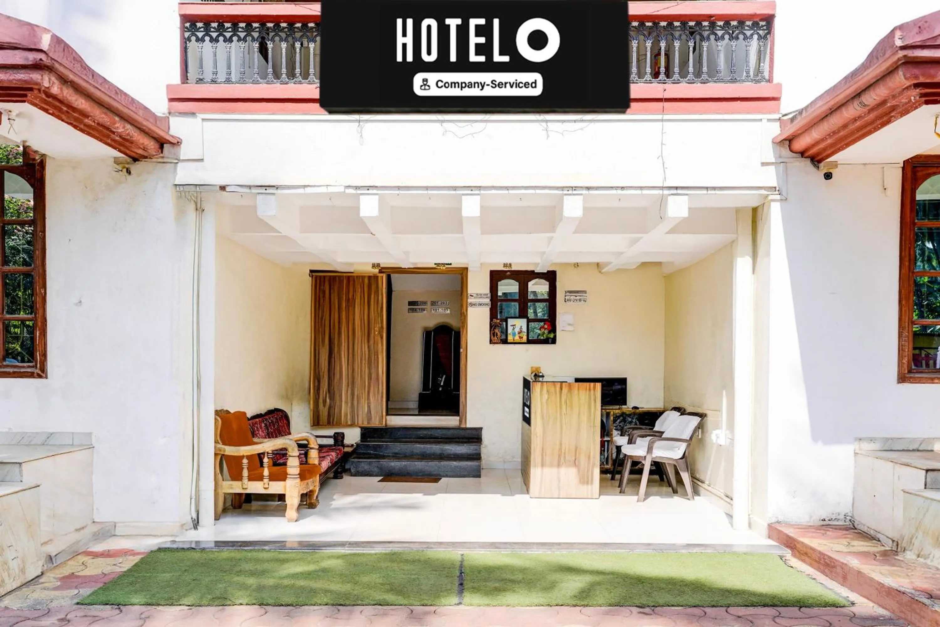 Facade/entrance in Hotel O Benaulim Beach Goa