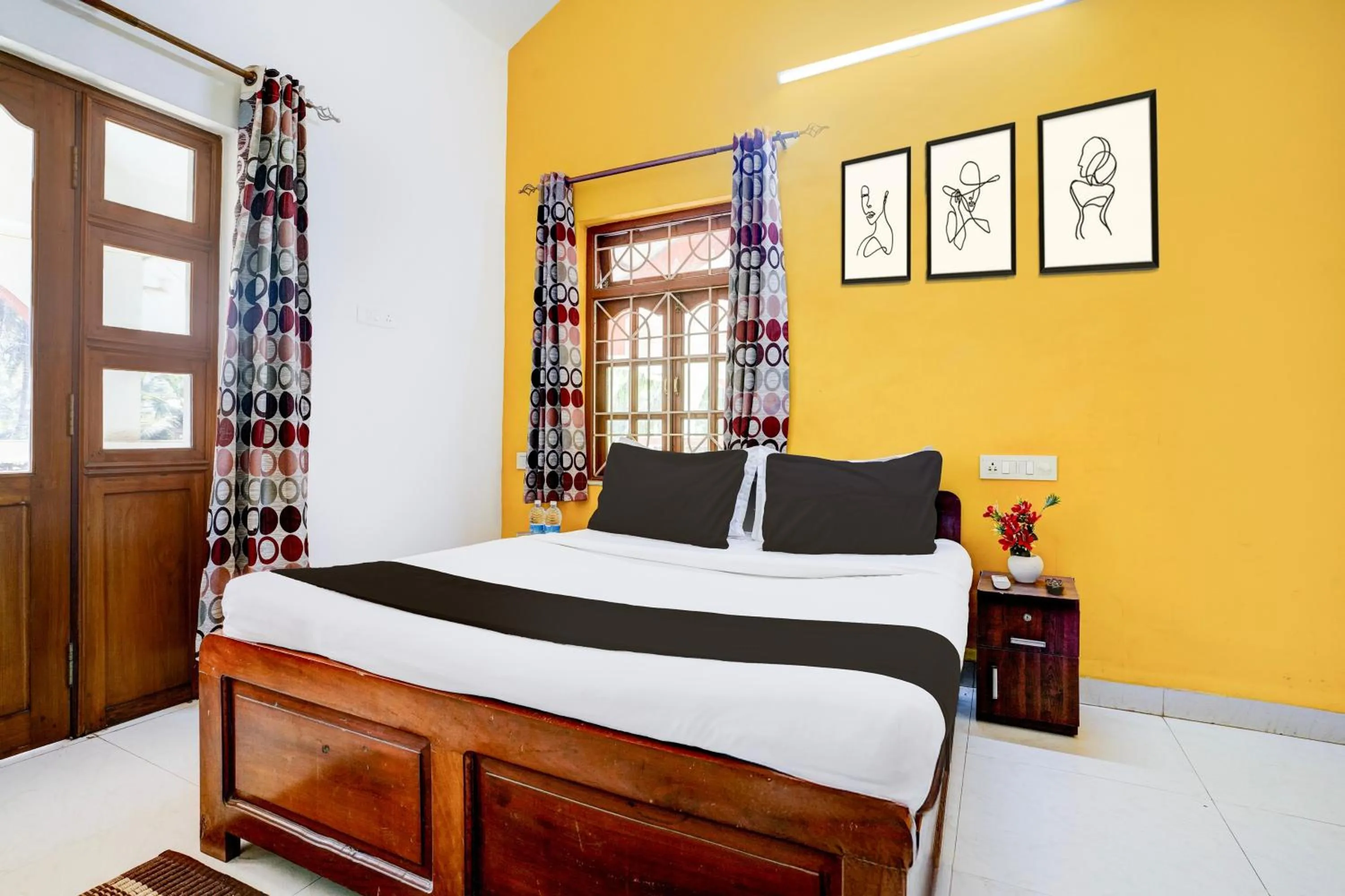 Bedroom, Bed in Hotel O Benaulim Beach Goa