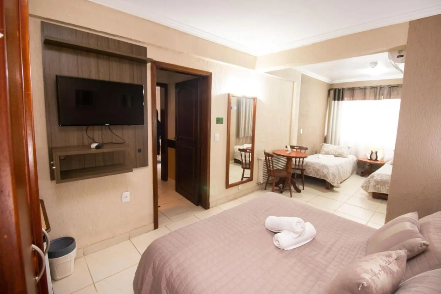 Bed in Hotel Pousada do Bosque