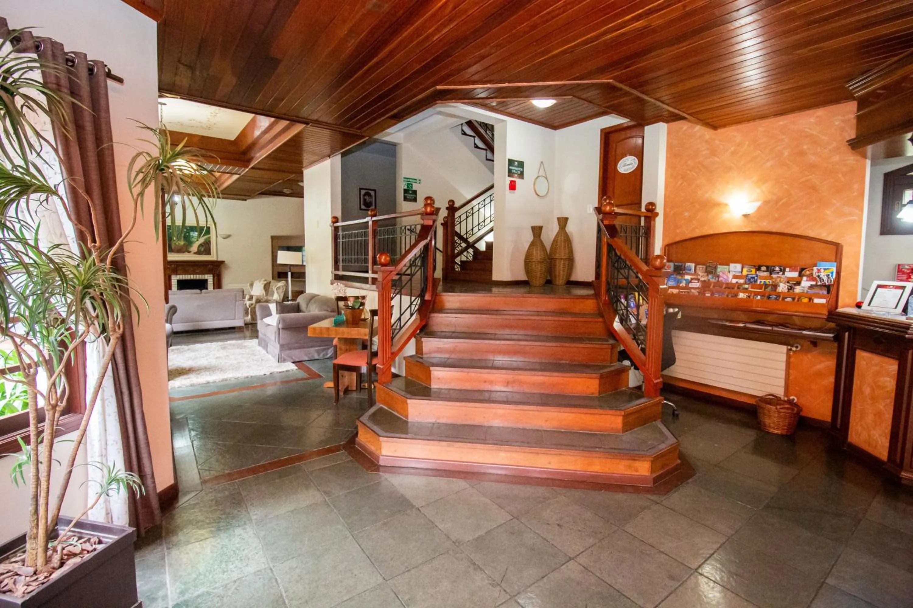 Lobby or reception in Hotel Pousada do Bosque