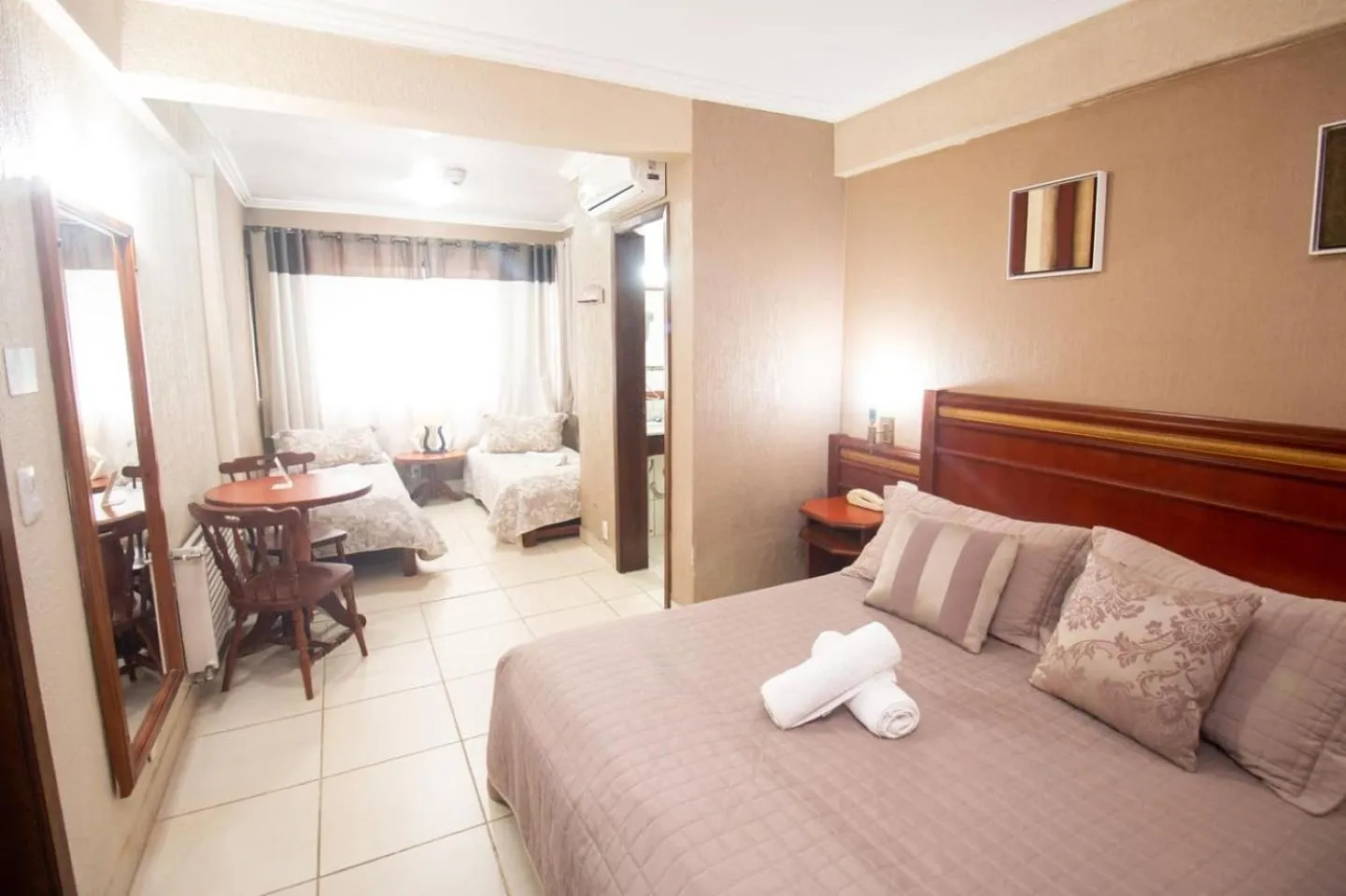 Bed in Hotel Pousada do Bosque