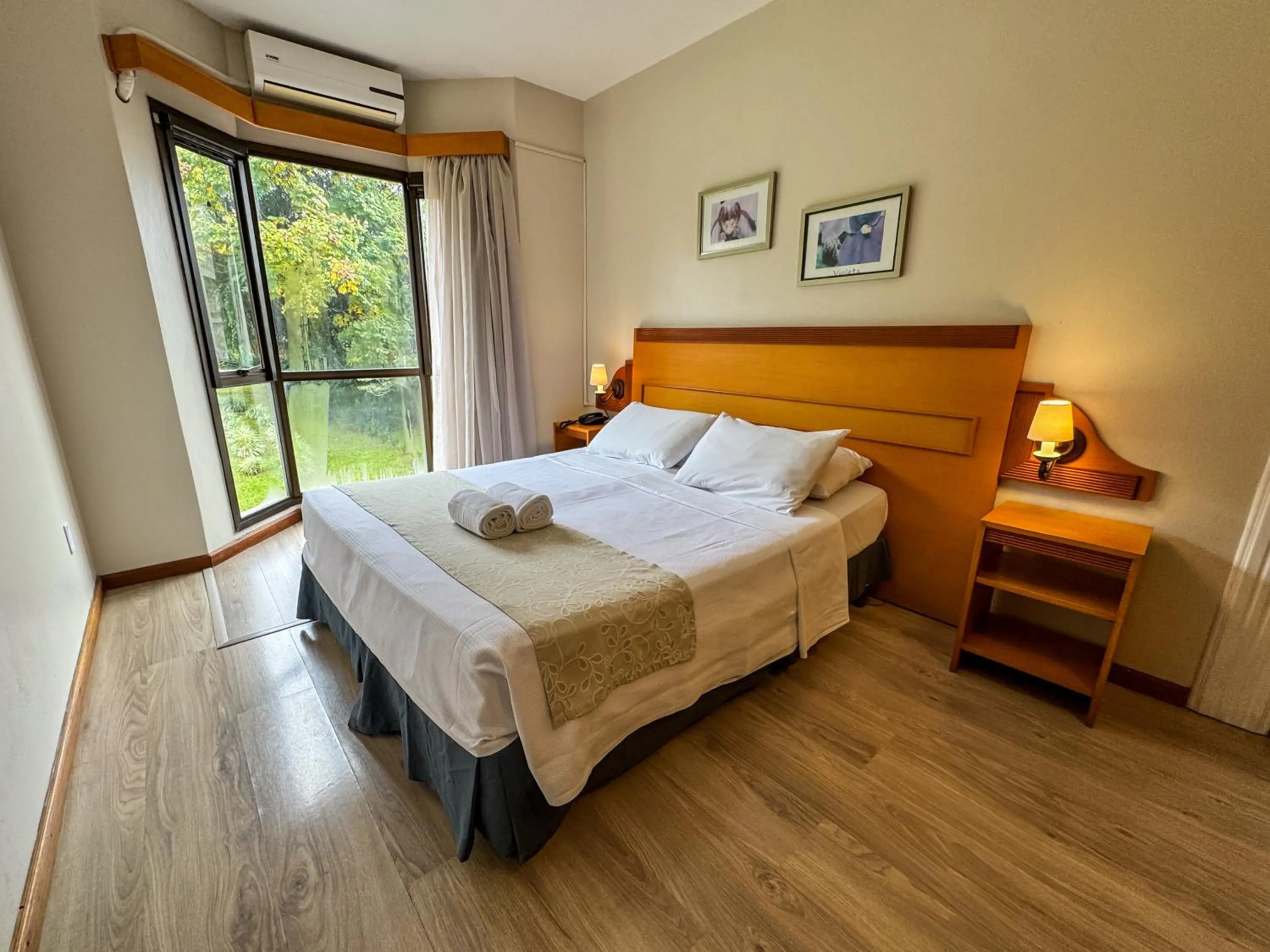 Bed in Hotel Tissiani Canela