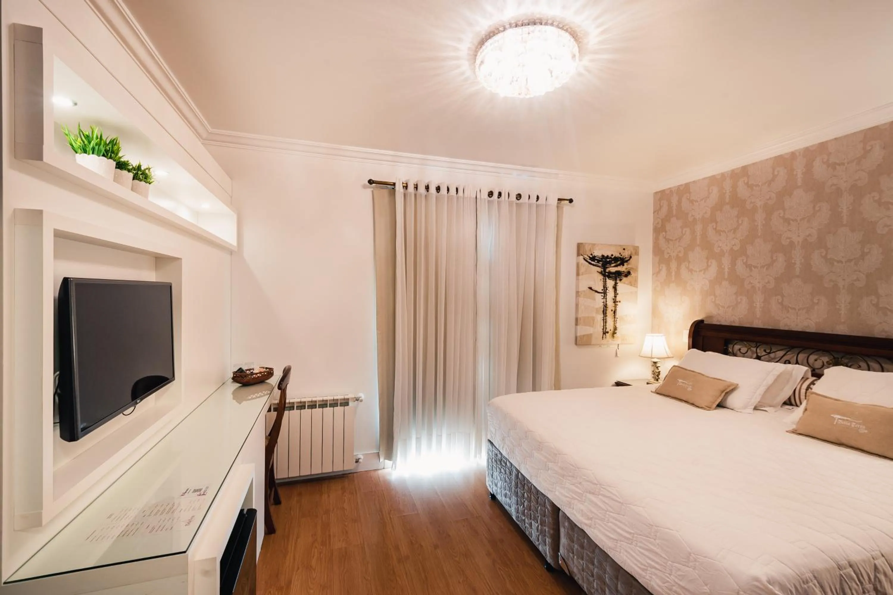 Bed in Pousada Bella Terra