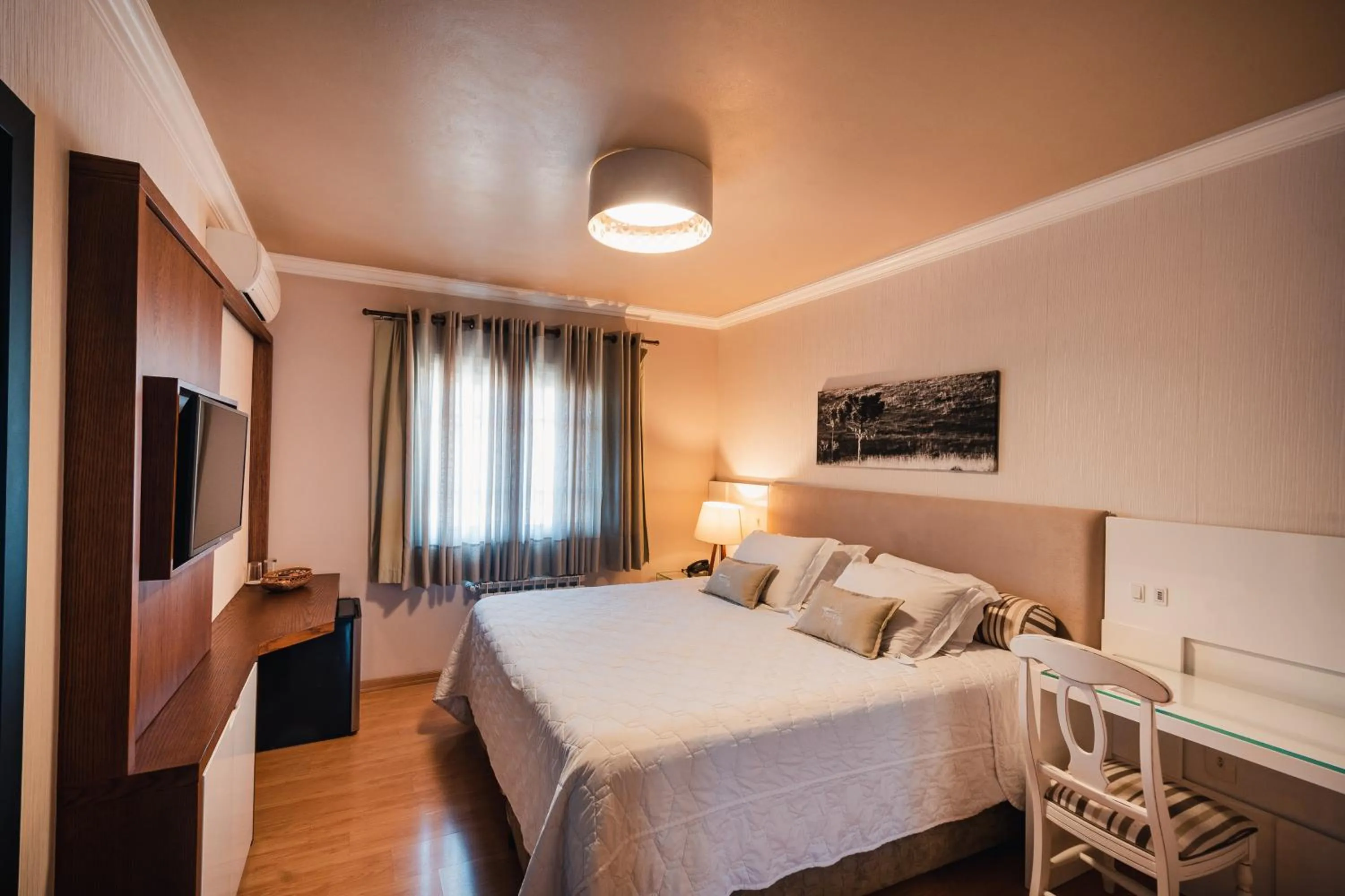 Bed in Pousada Bella Terra