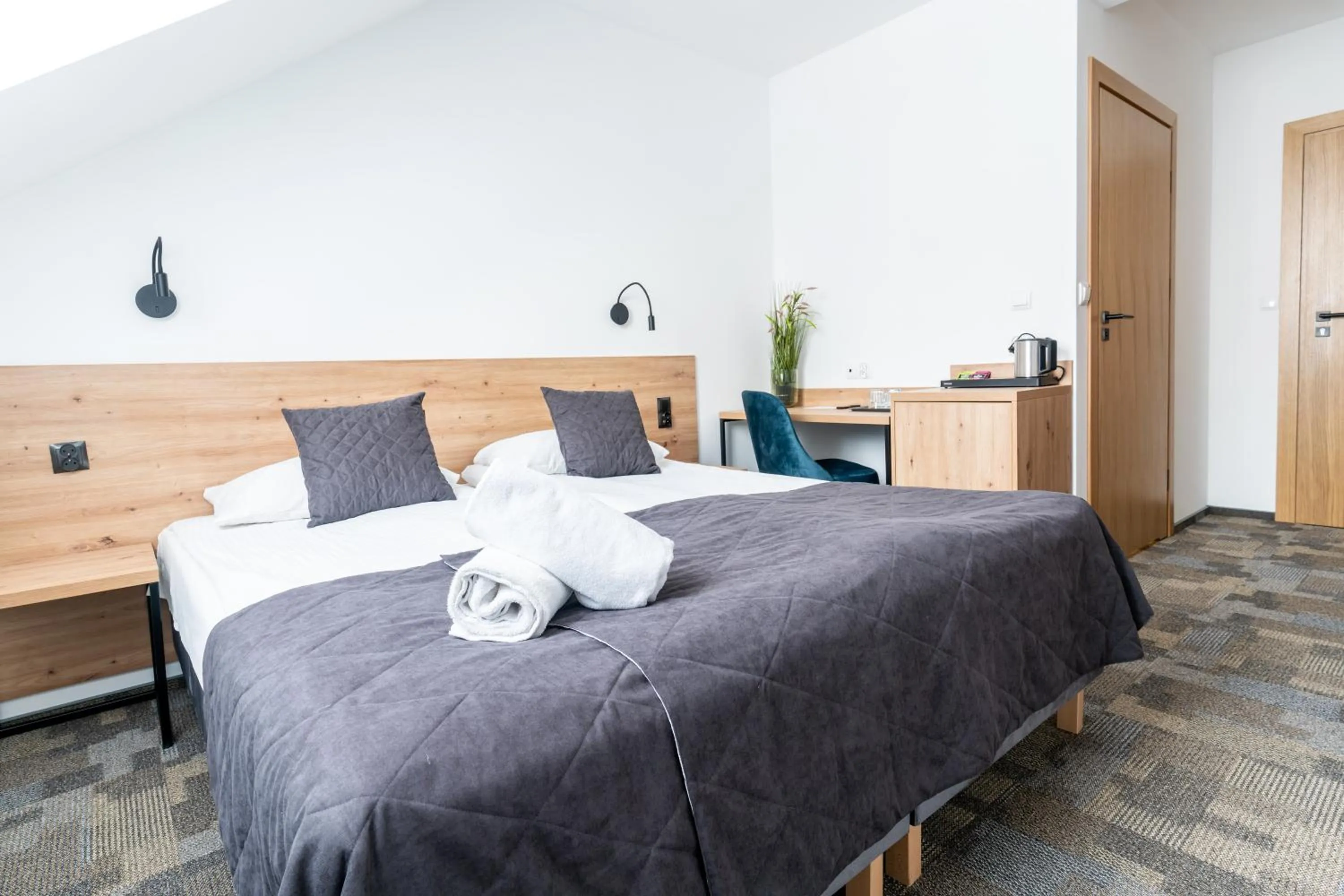 Bed in Pirat Hotel & SPA-hotel z basenem