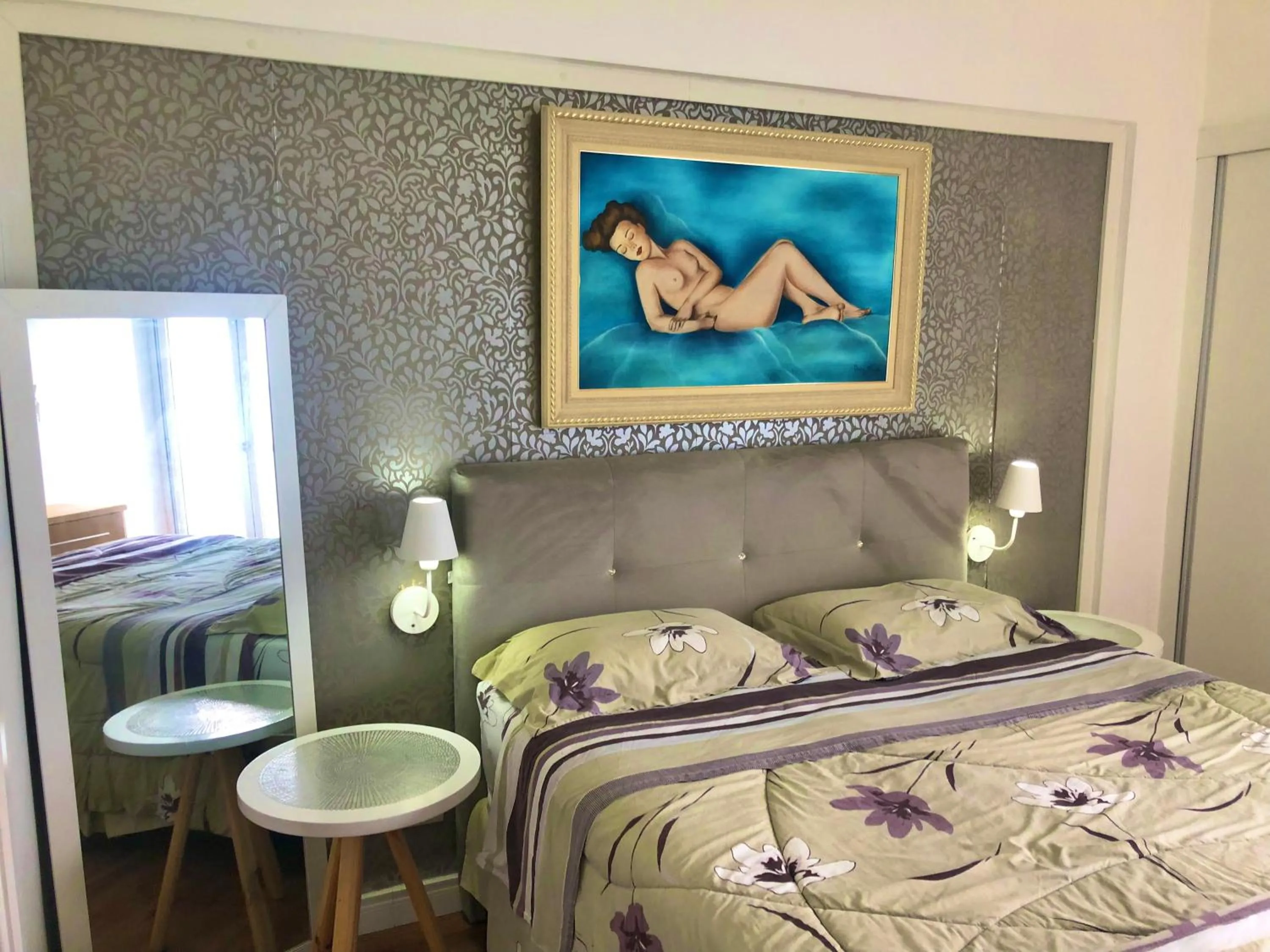 Bed in Apartamento Frente Ao Mar