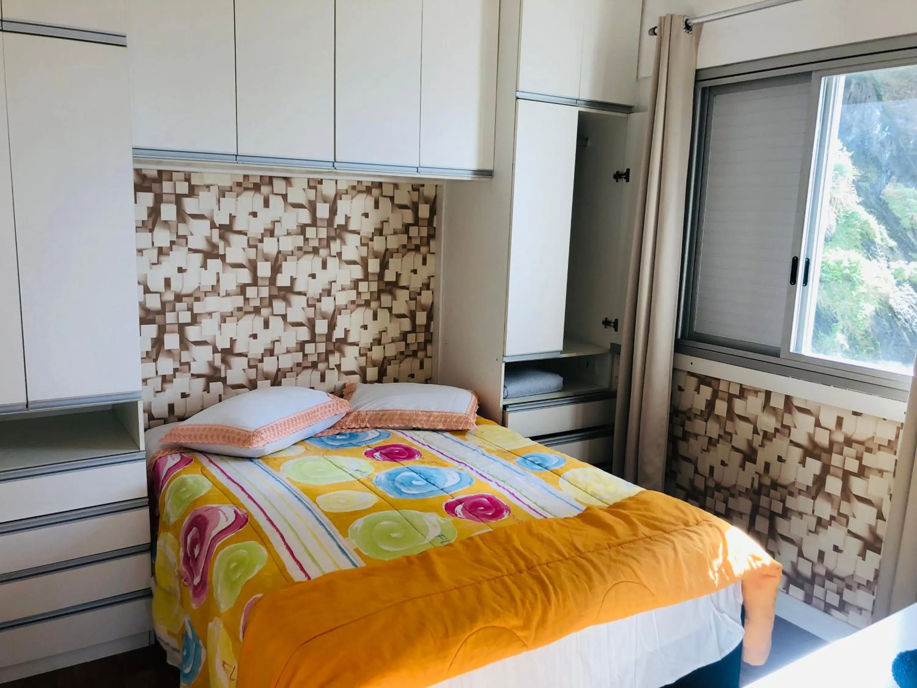 Bed in Apartamento Frente Ao Mar