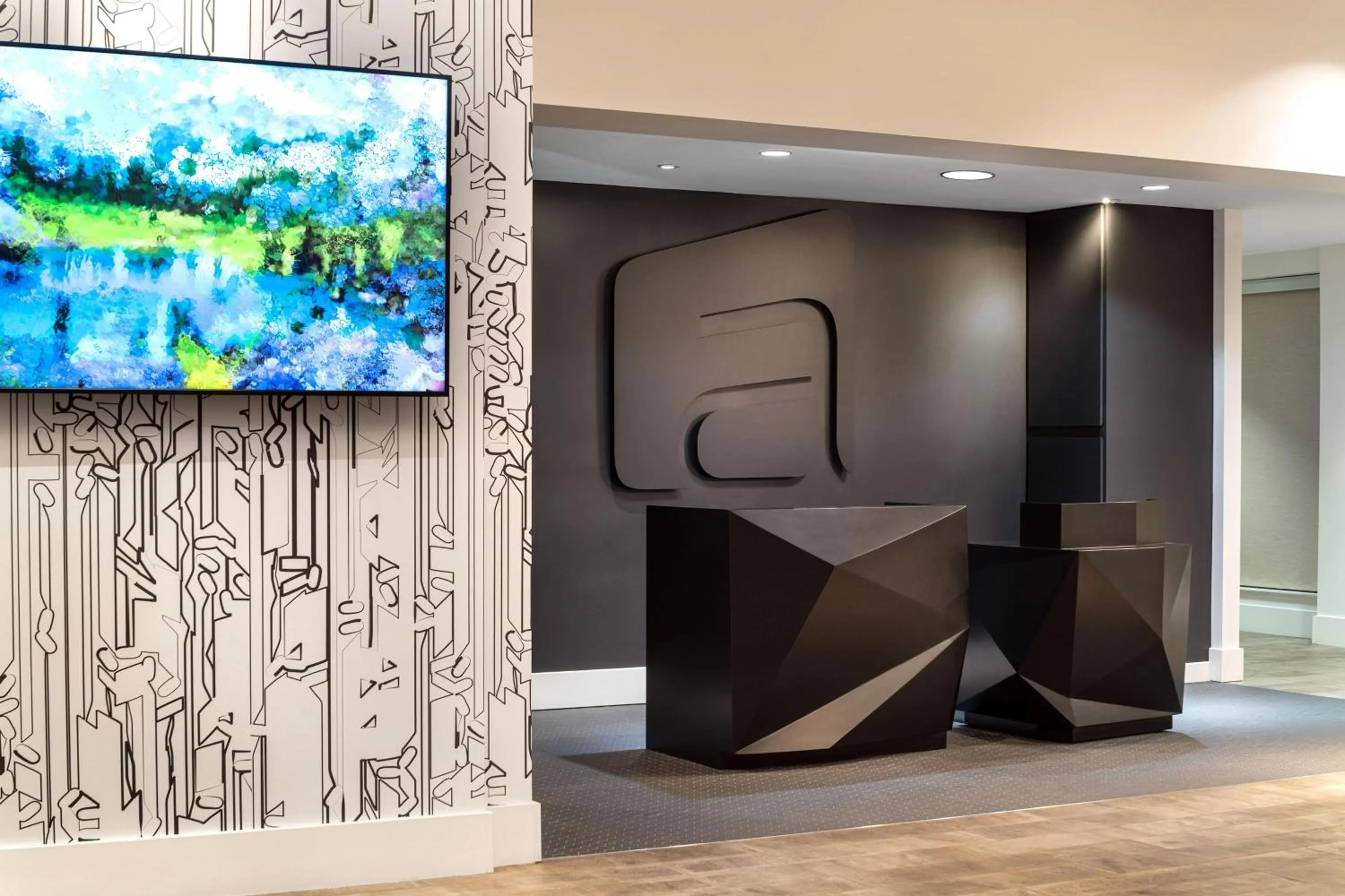 Lobby or reception in Aloft Mountain View