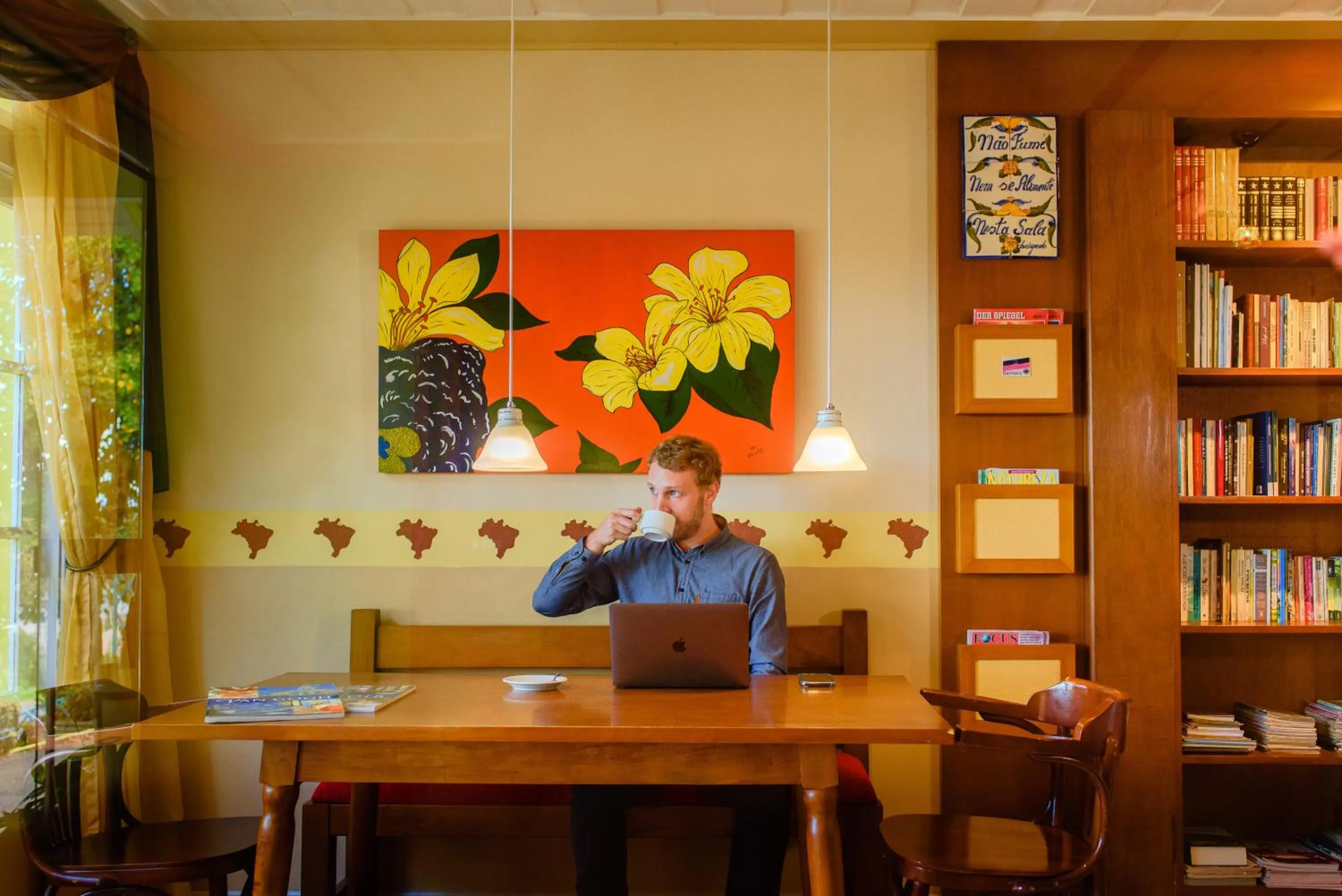 Library in Hotel Pousada da Neve