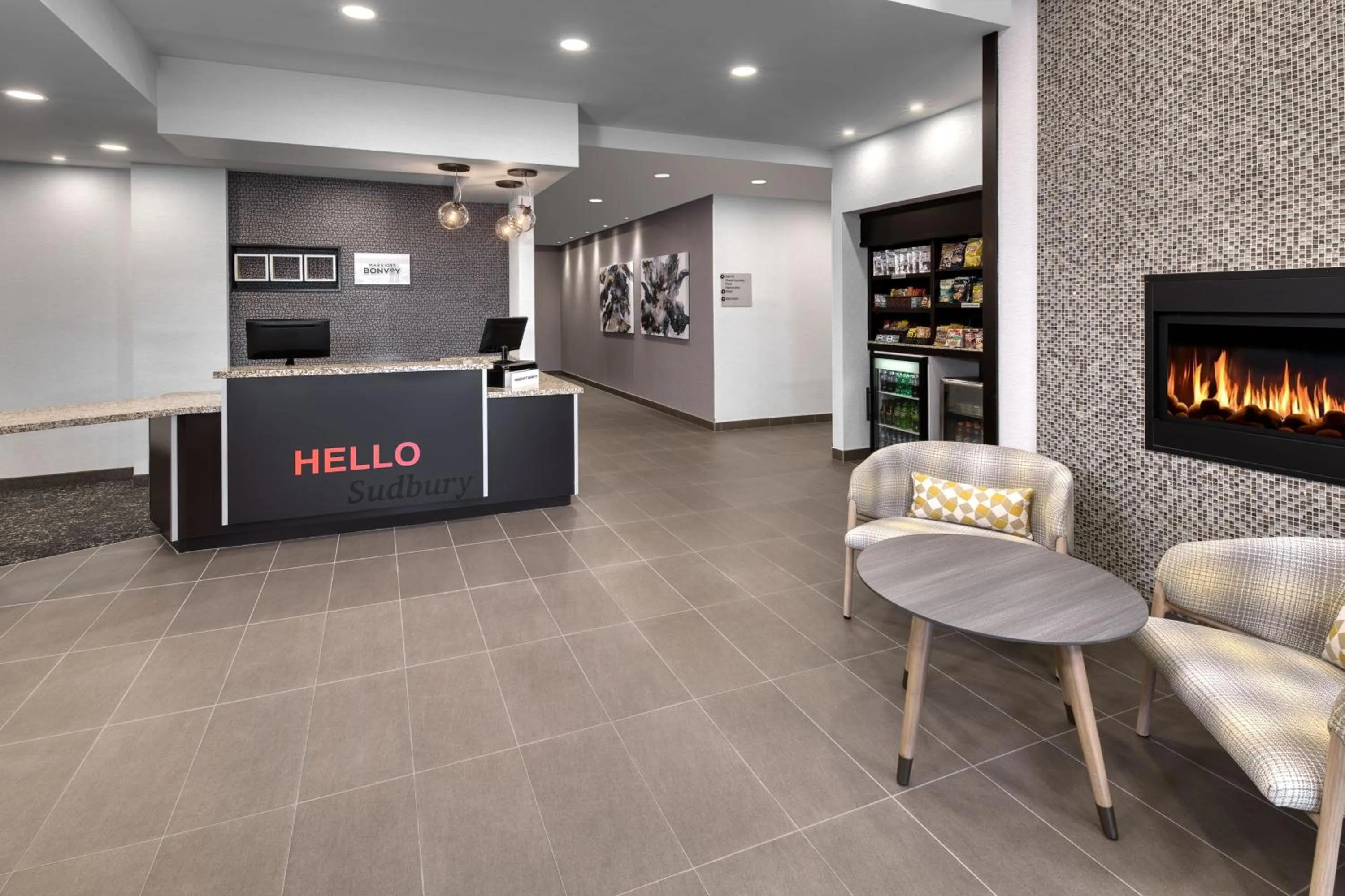 Lobby or reception in TownePlace Suites by Marriott Sudbury