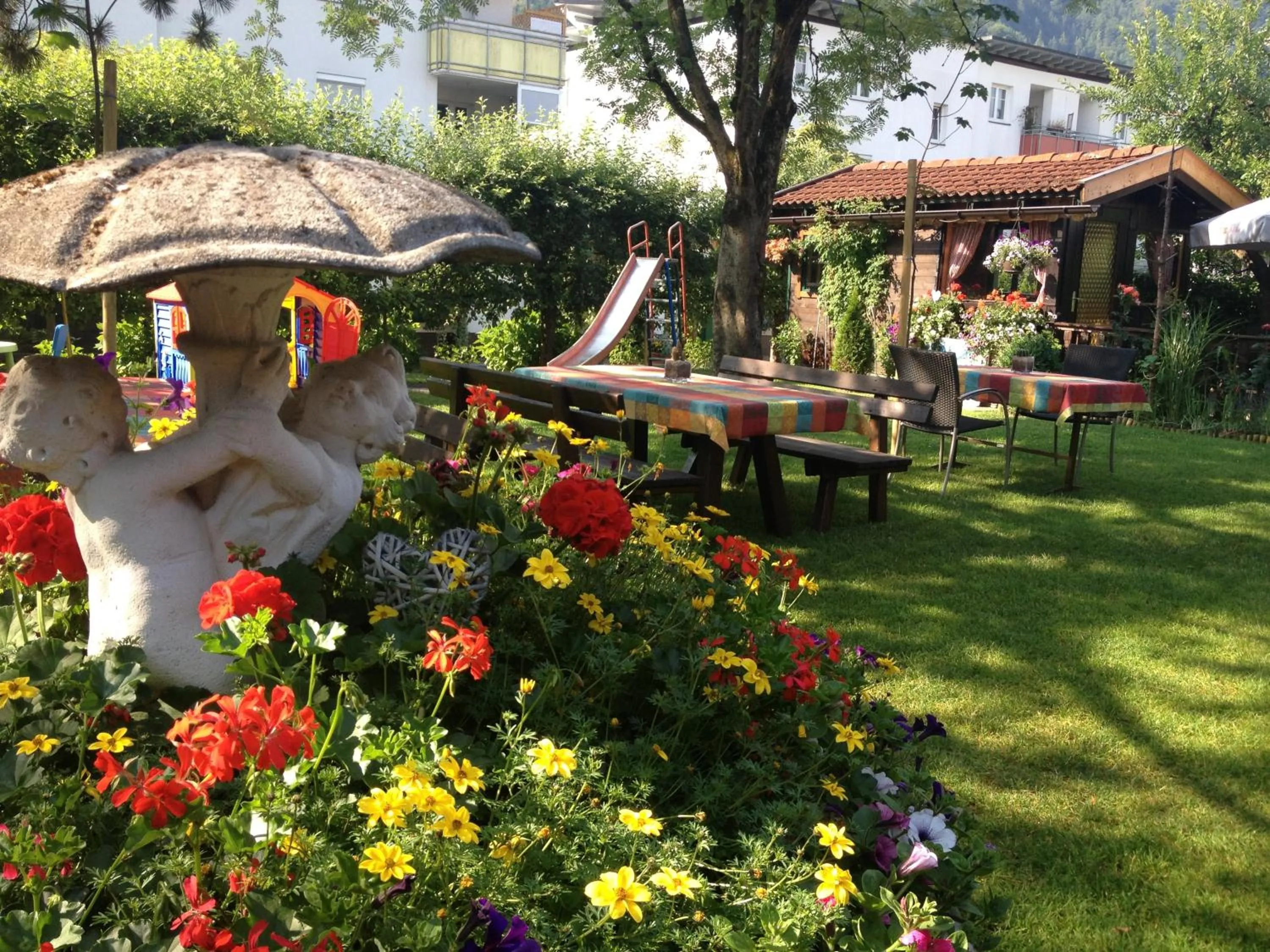 Garden in Hotel Tiroler Stuben