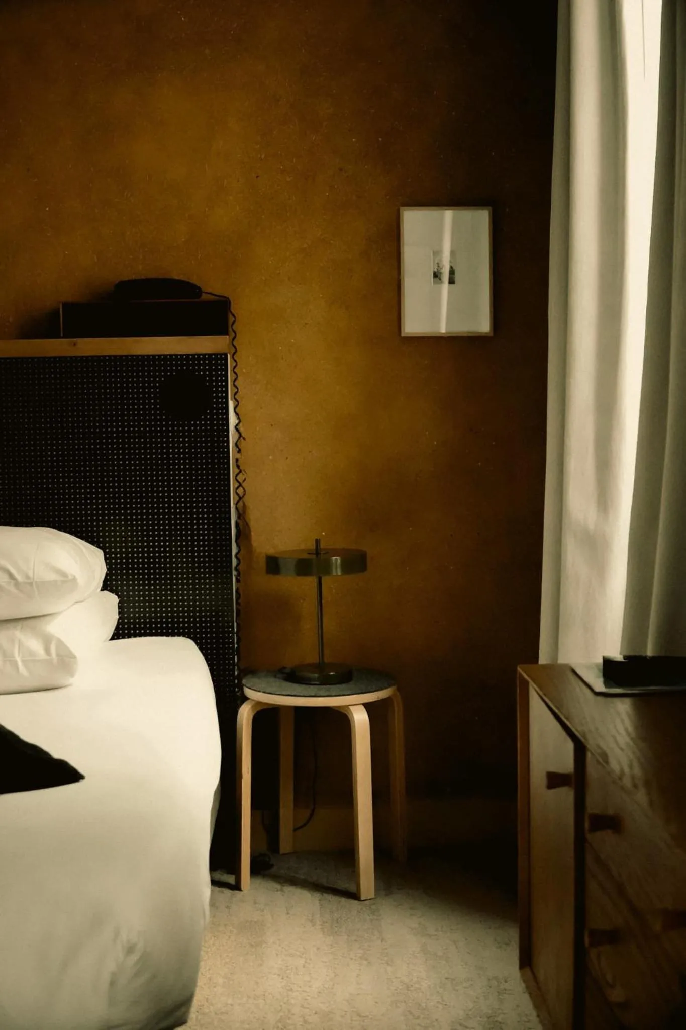 Decorative detail, Bed in Hôtel La Nouvelle République & Hammam