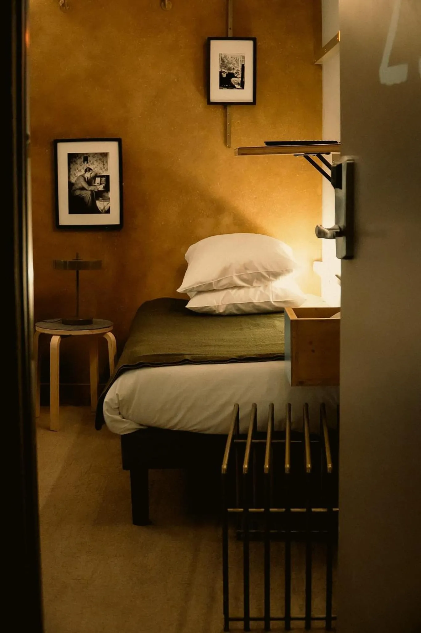 Bed in Hôtel La Nouvelle République & Hammam