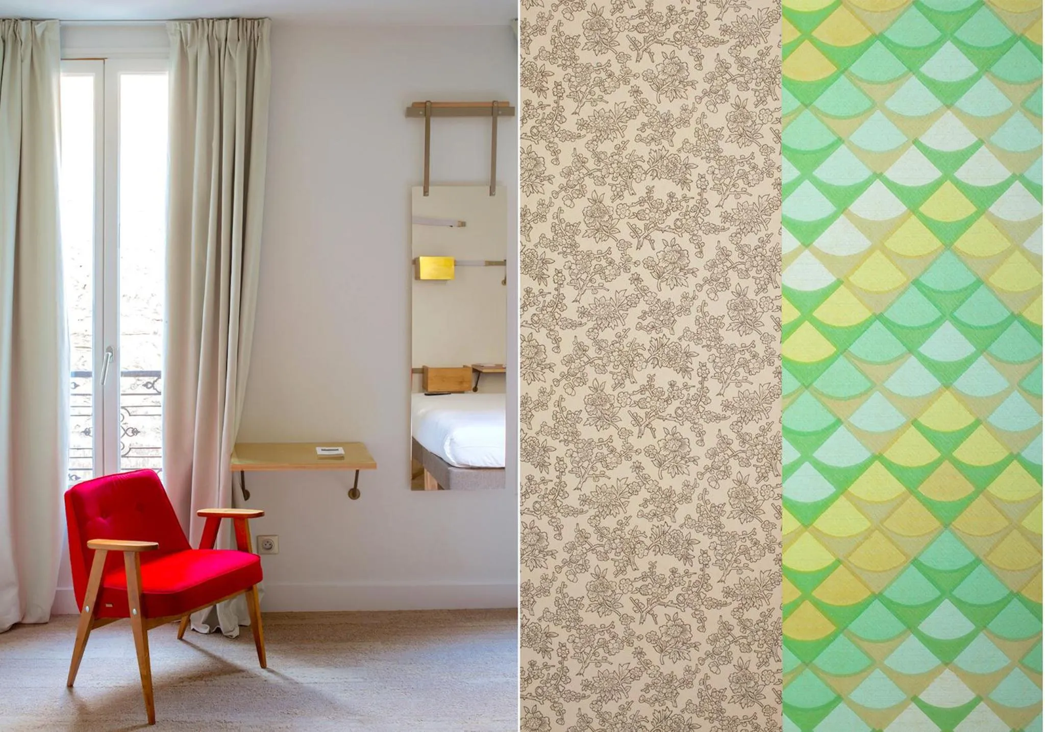 Bedroom in Hôtel La Nouvelle République & Hammam