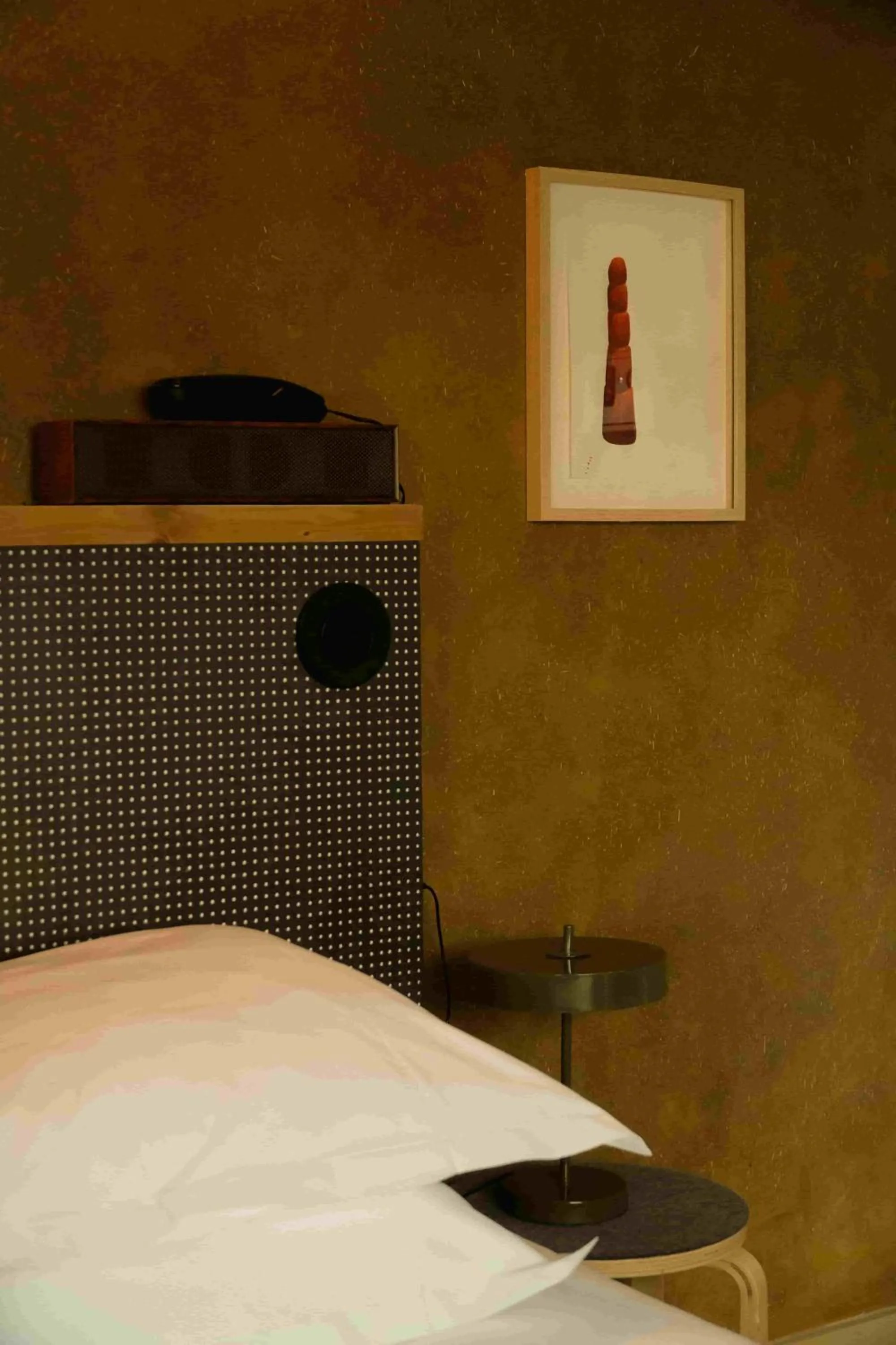 Bed in Hôtel La Nouvelle République & Hammam