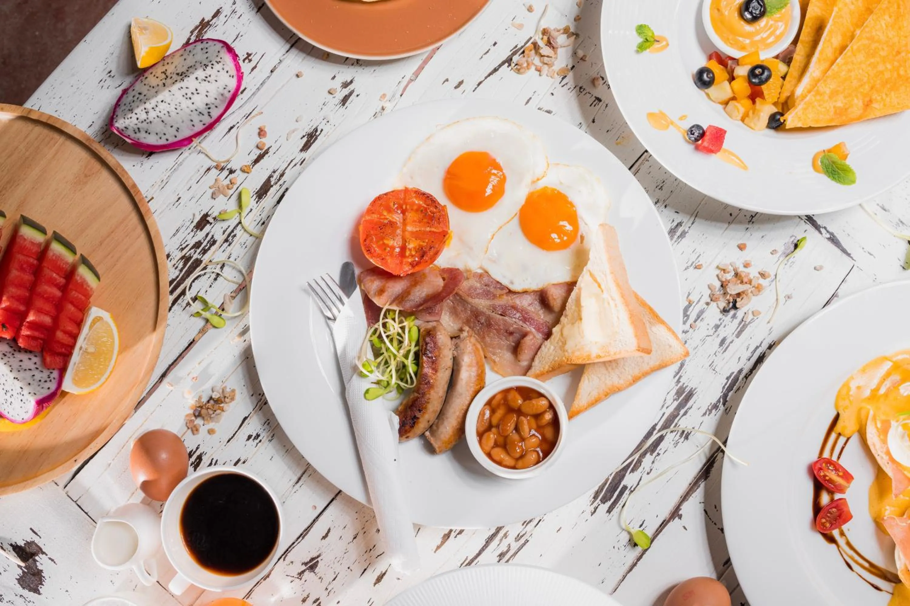 Breakfast in Bay Beach Resort