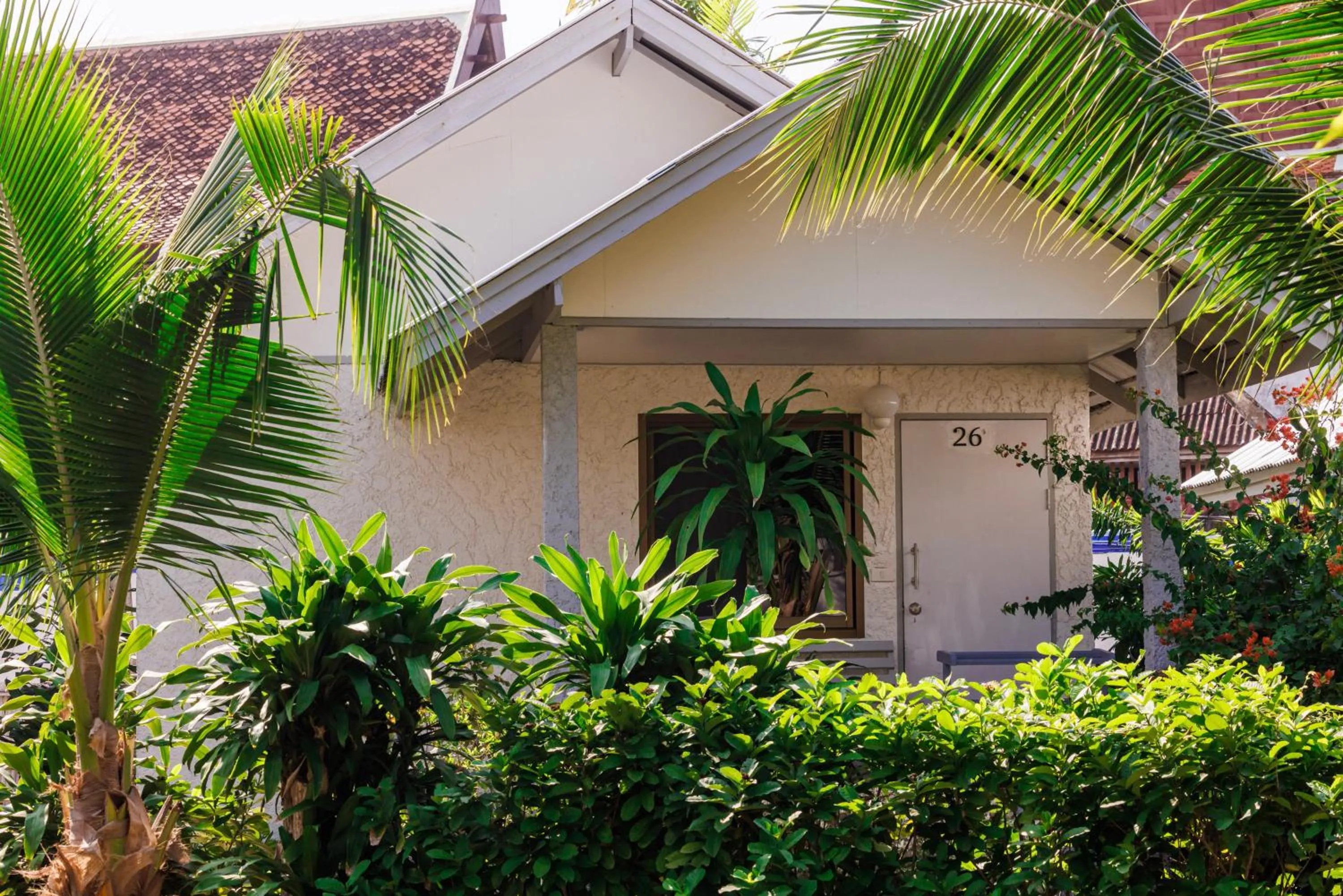 Garden view in Bay Beach Resort