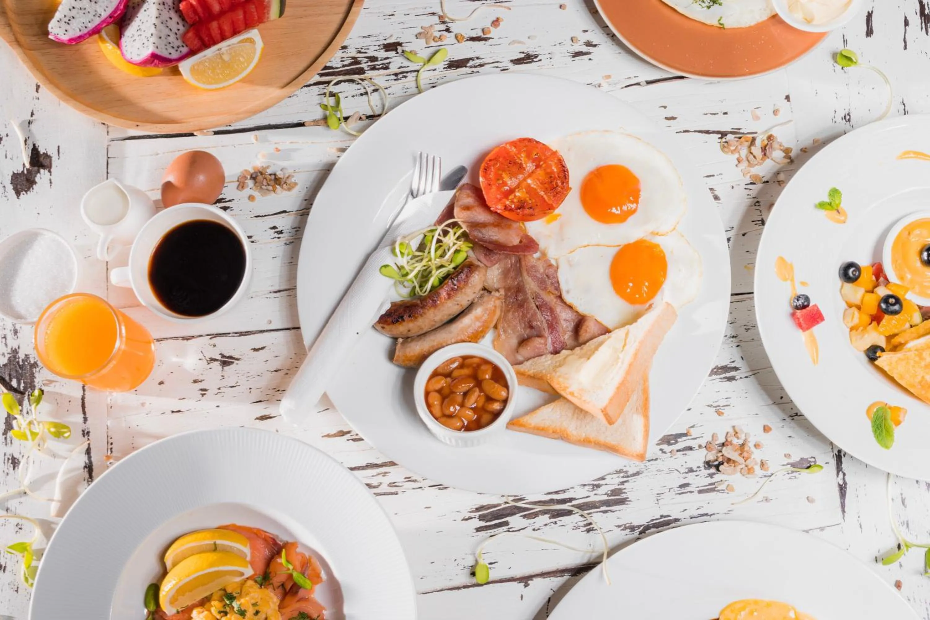 Breakfast in Bay Beach Resort