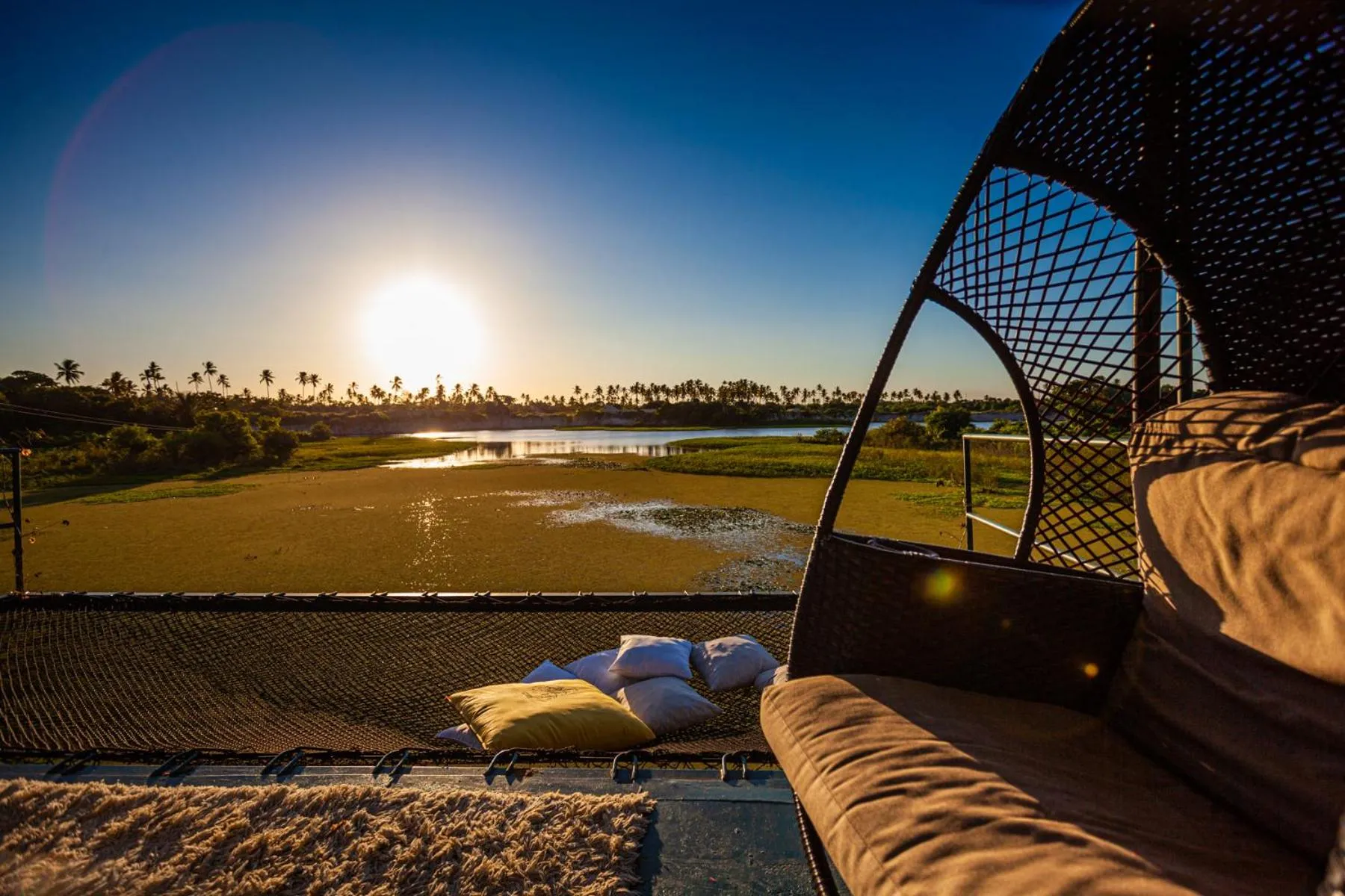 Sunset in Eco Luar Boutique Hotel