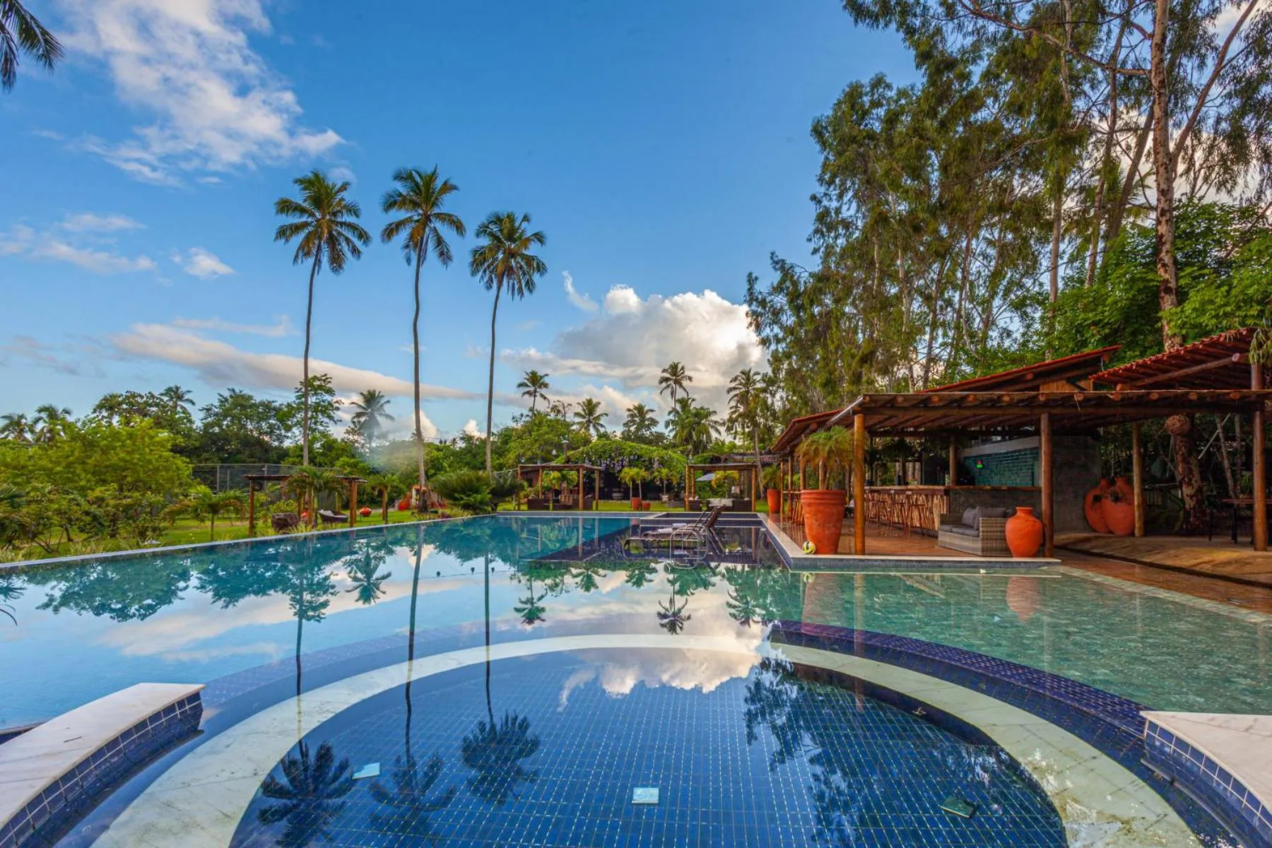 Swimming pool in Eco Luar Boutique Hotel