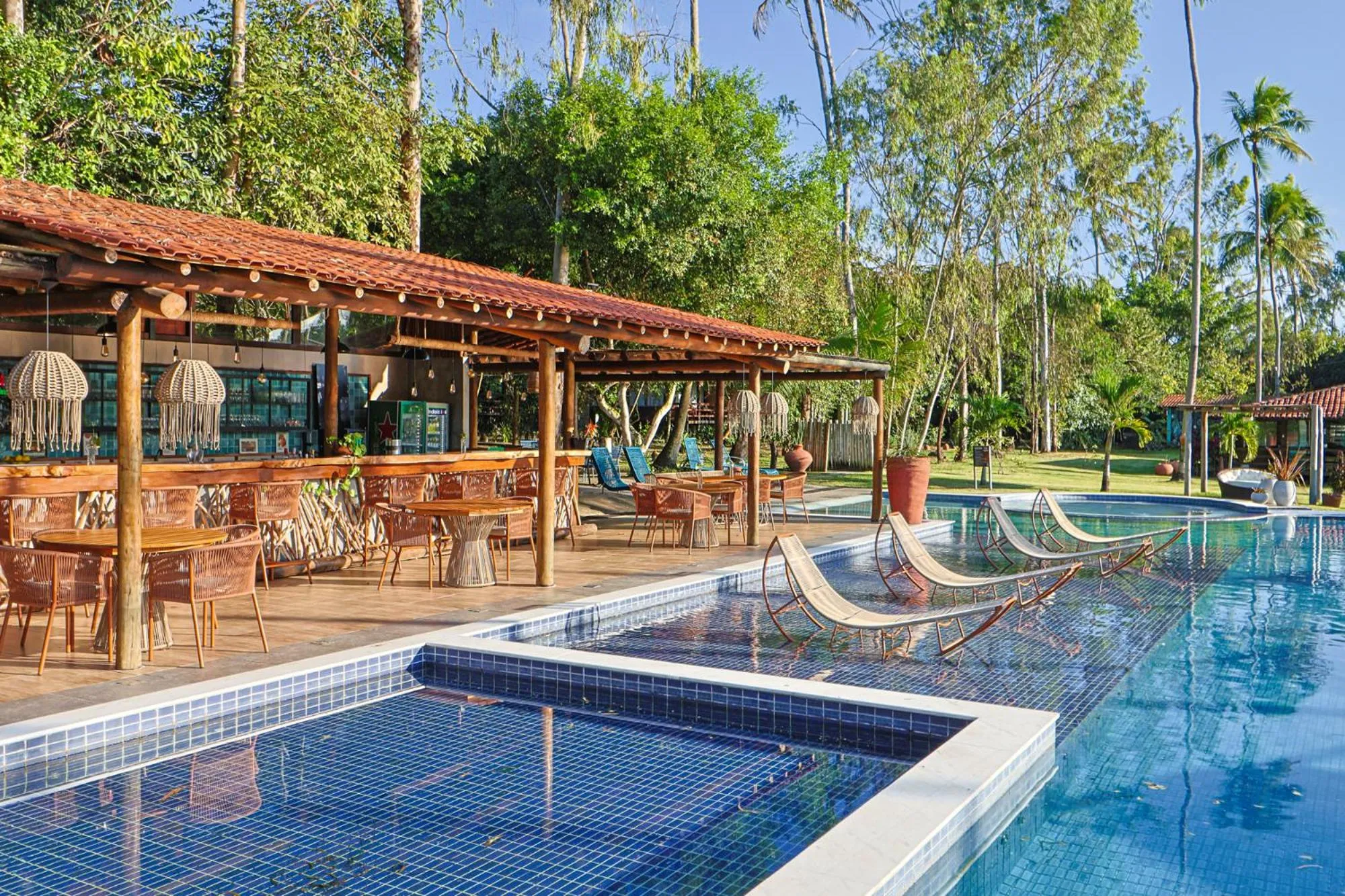 Garden view in Eco Luar Boutique Hotel