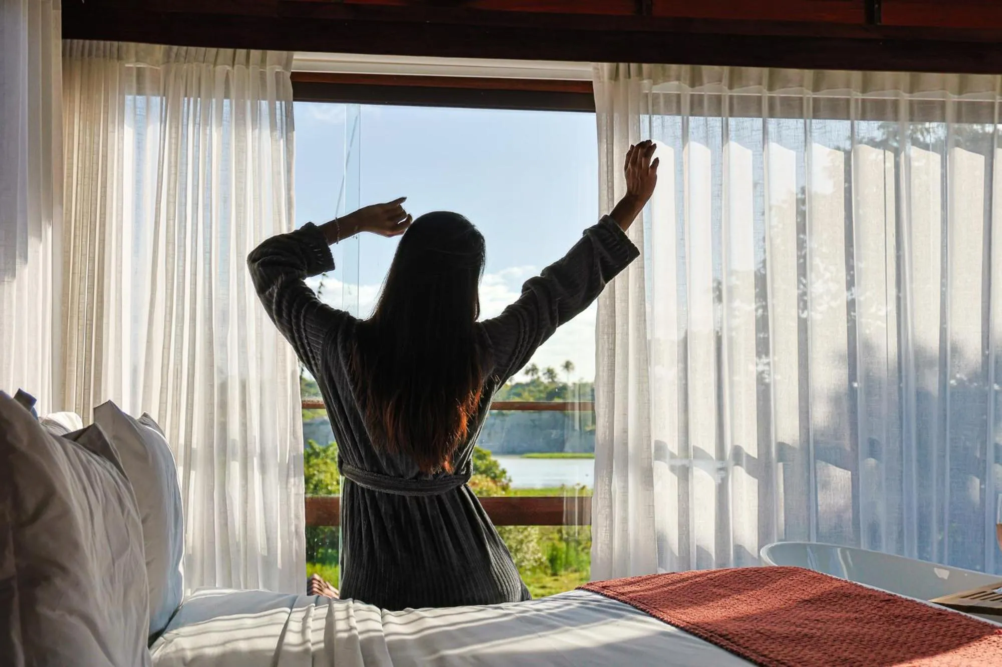 People, Bed in Eco Luar Boutique Hotel