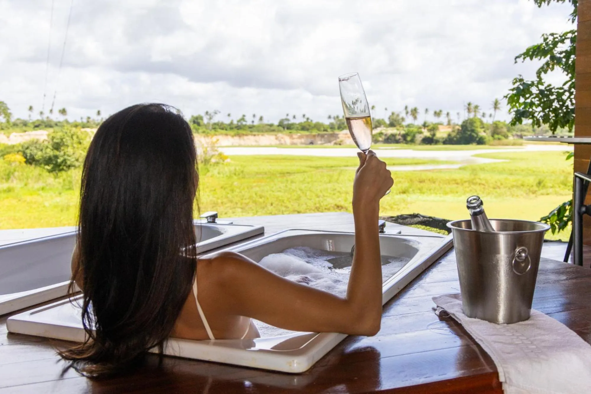 Natural landscape in Eco Luar Boutique Hotel