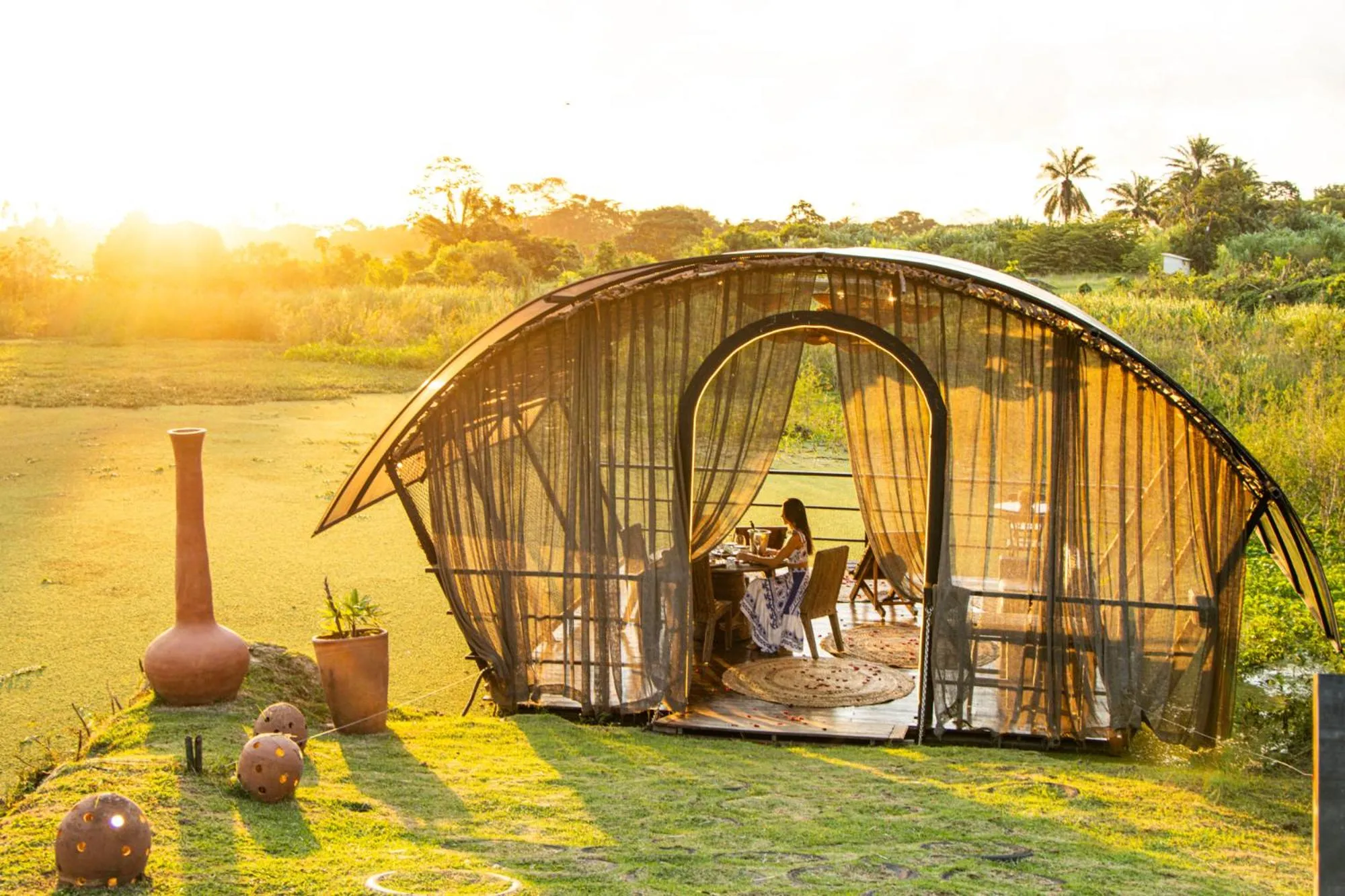 People in Eco Luar Boutique Hotel