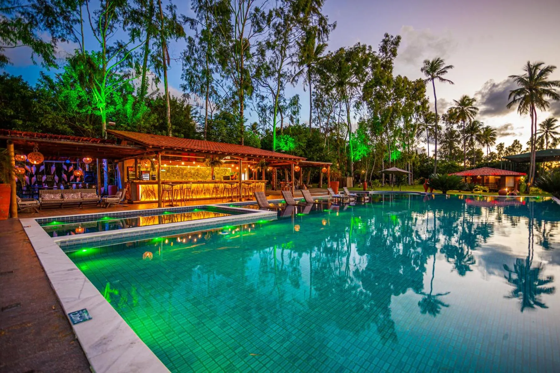 Lounge or bar in Eco Luar Boutique Hotel