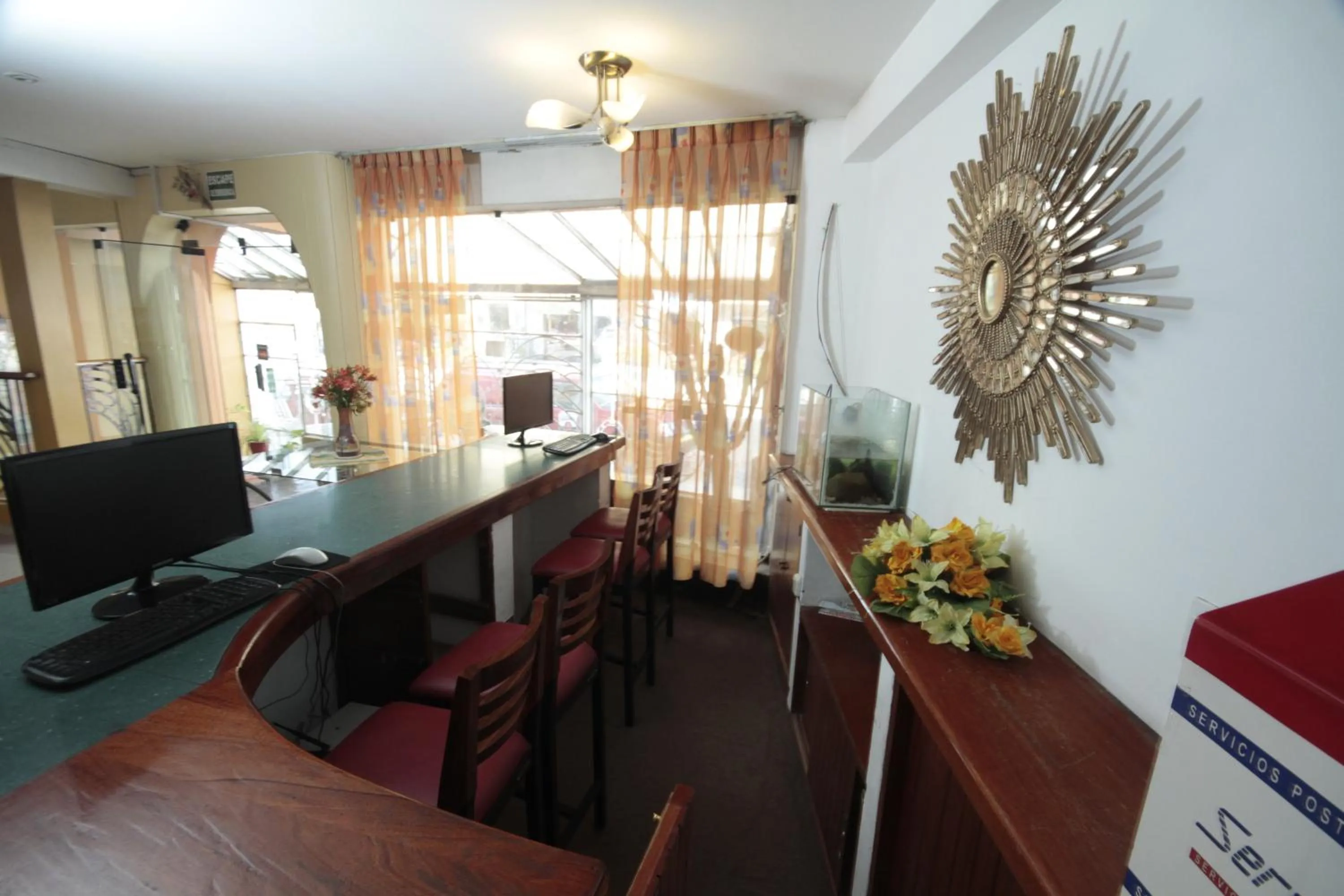 Lobby or reception in Hotel De la Villa Hermoza