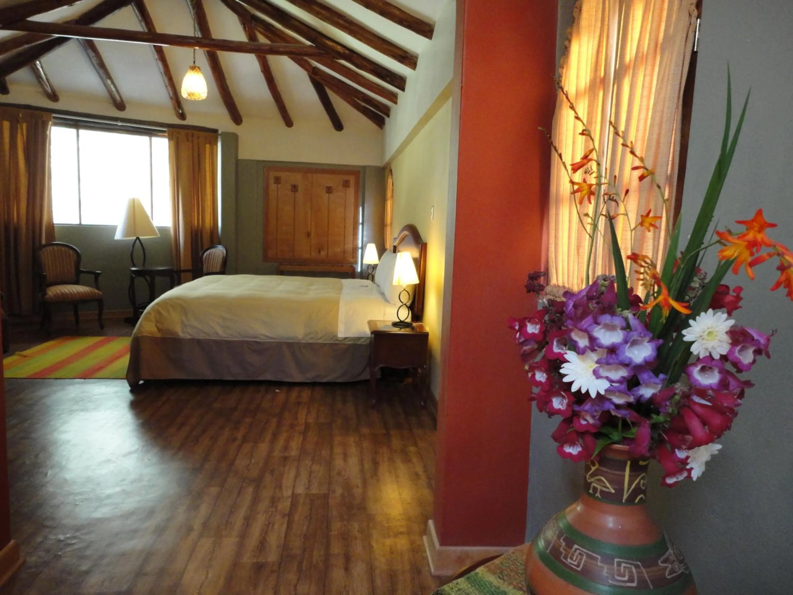 Bedroom, Bed in Hotel Pisonay Pueblo