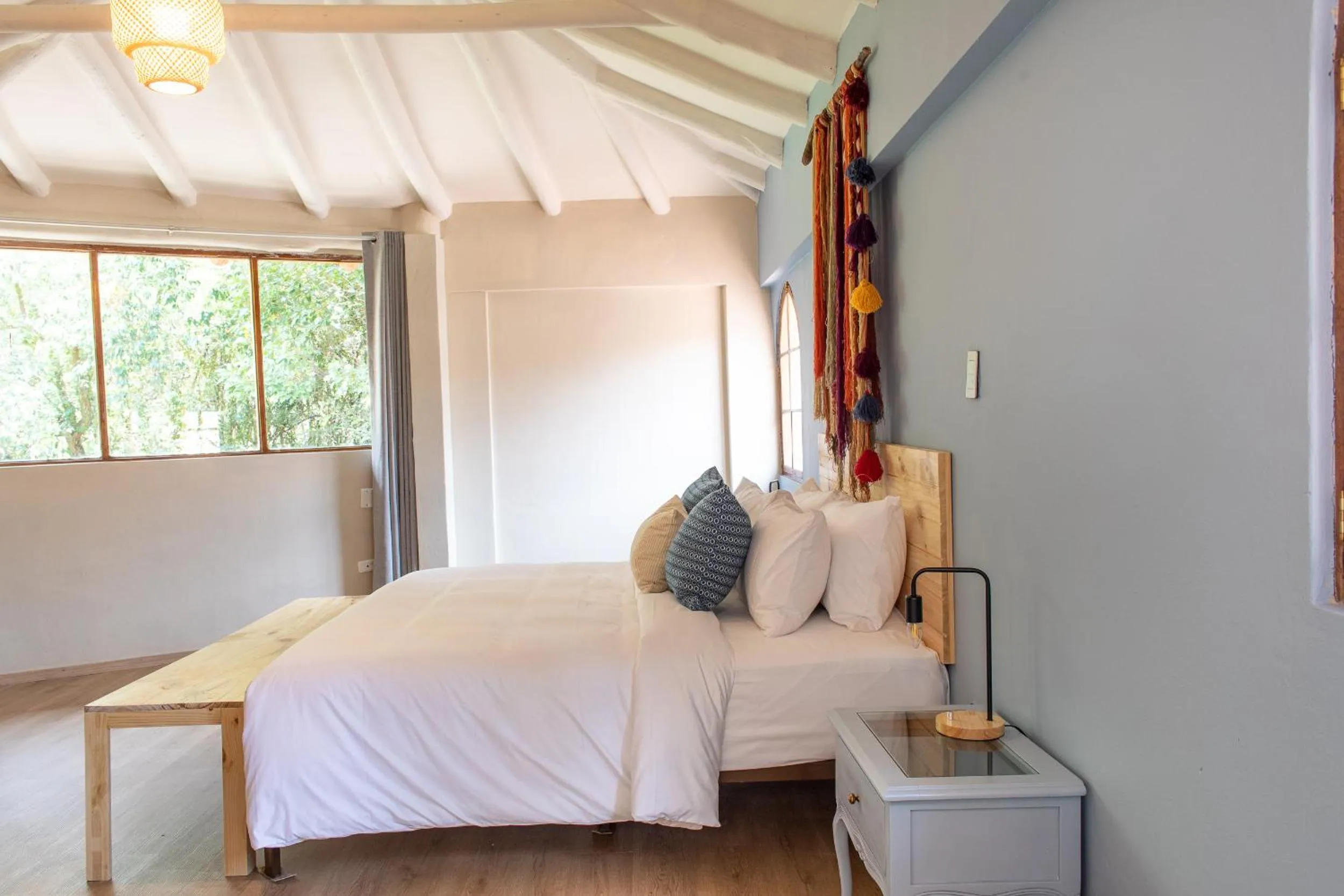 Bed in Tariq Sacred Valley