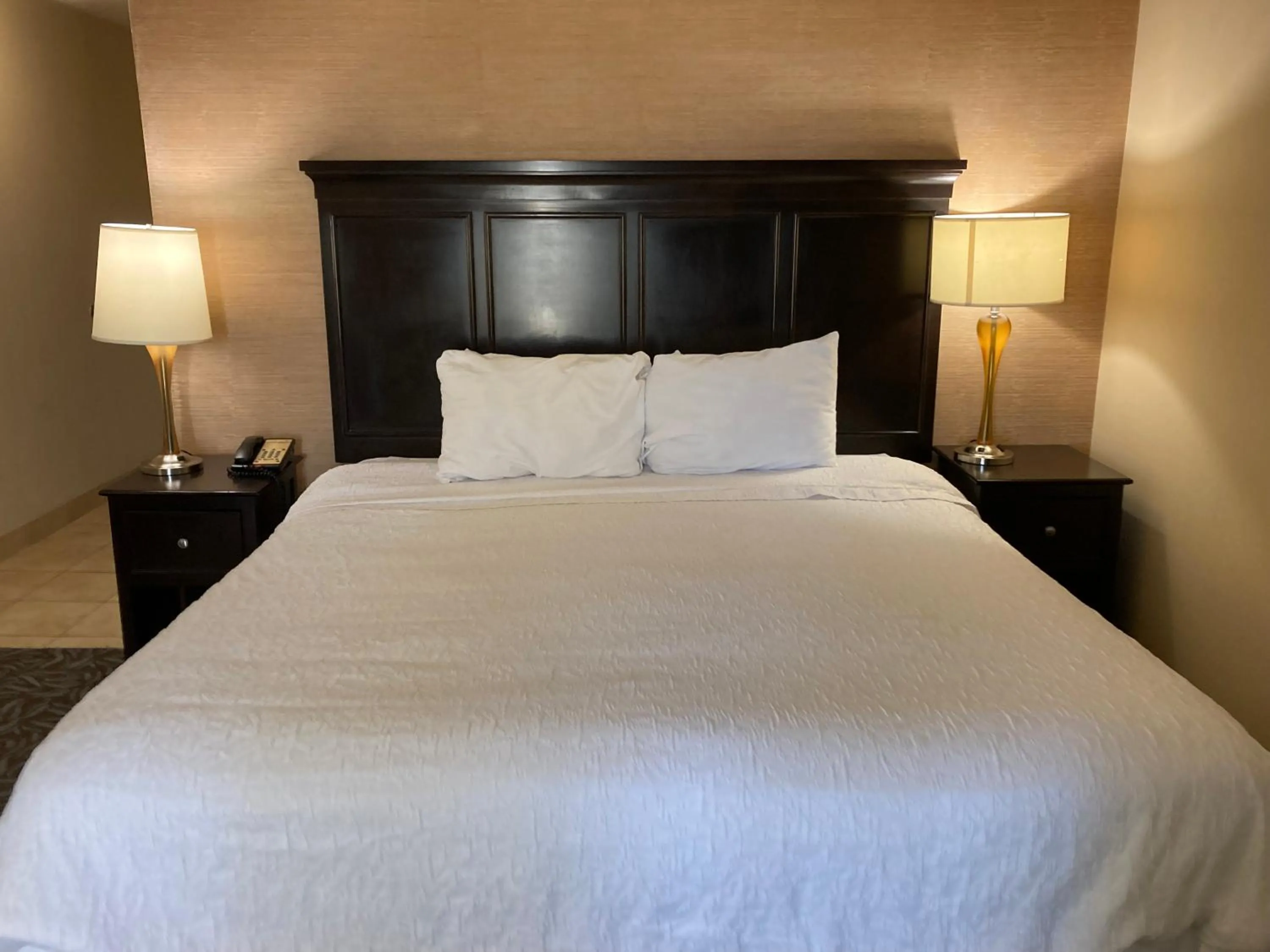 Bed in Hampton Inn & Suites Carlsbad