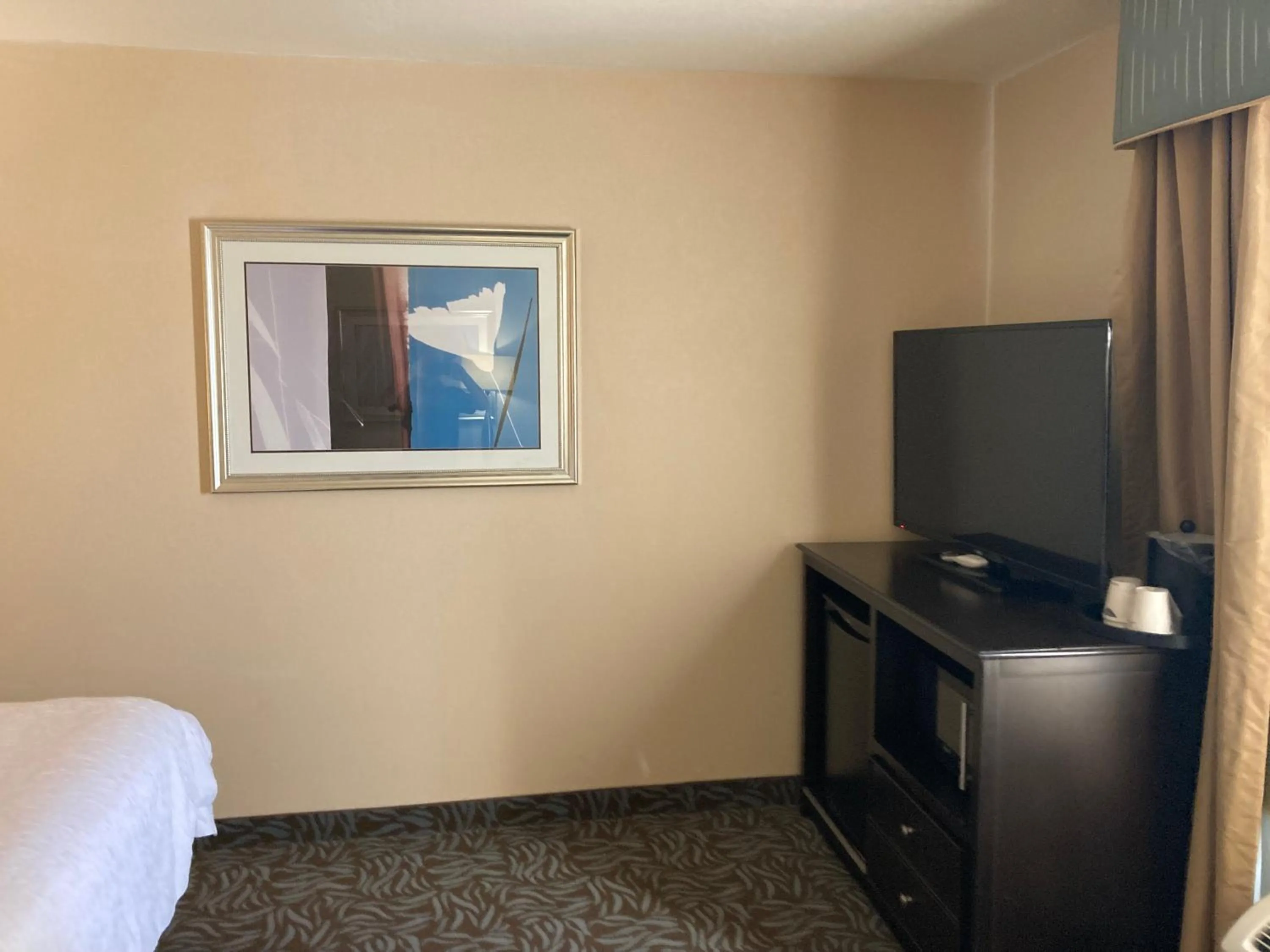 TV and multimedia, Bed in Hampton Inn & Suites Carlsbad