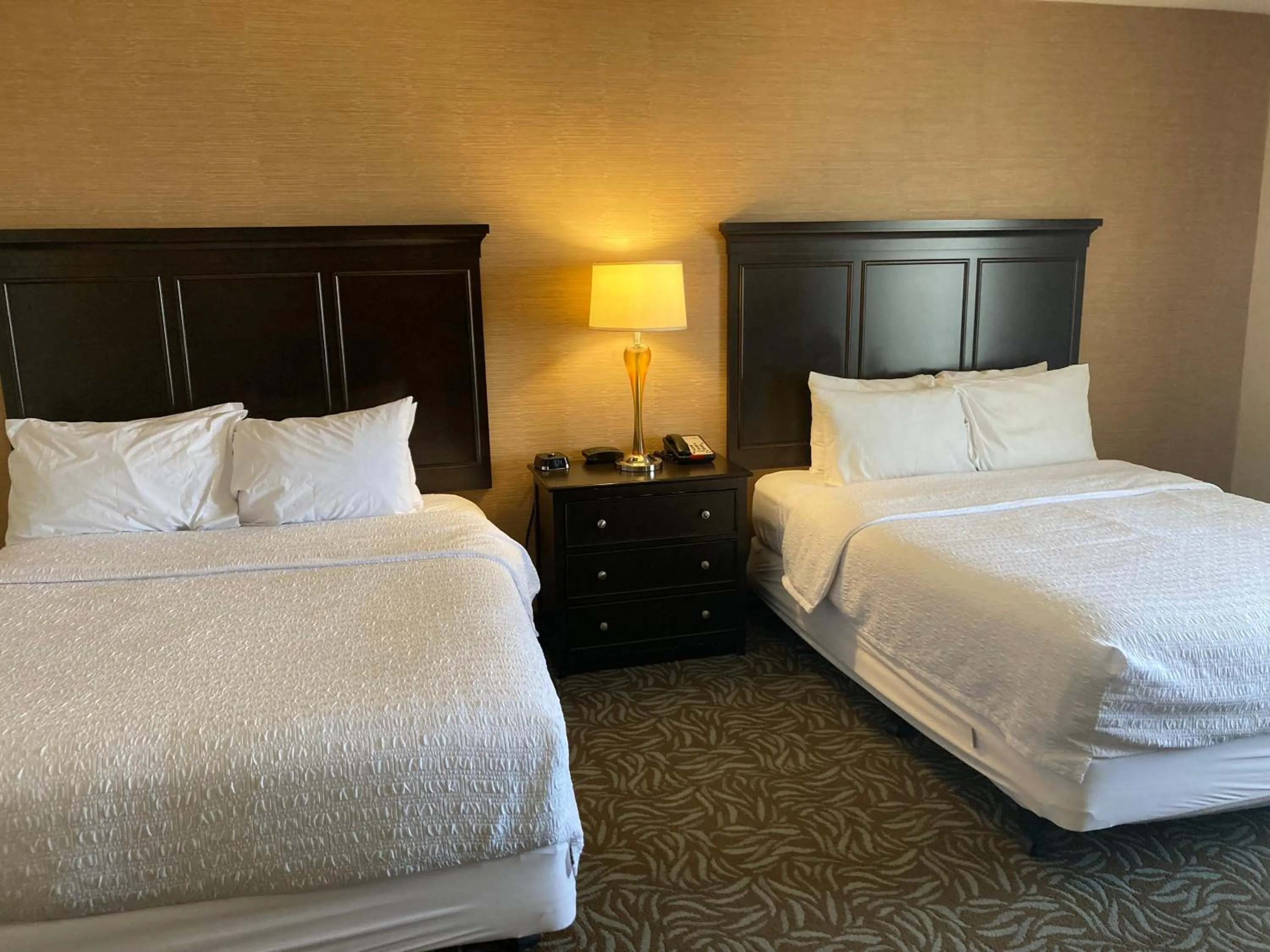 Bed in Hampton Inn & Suites Carlsbad