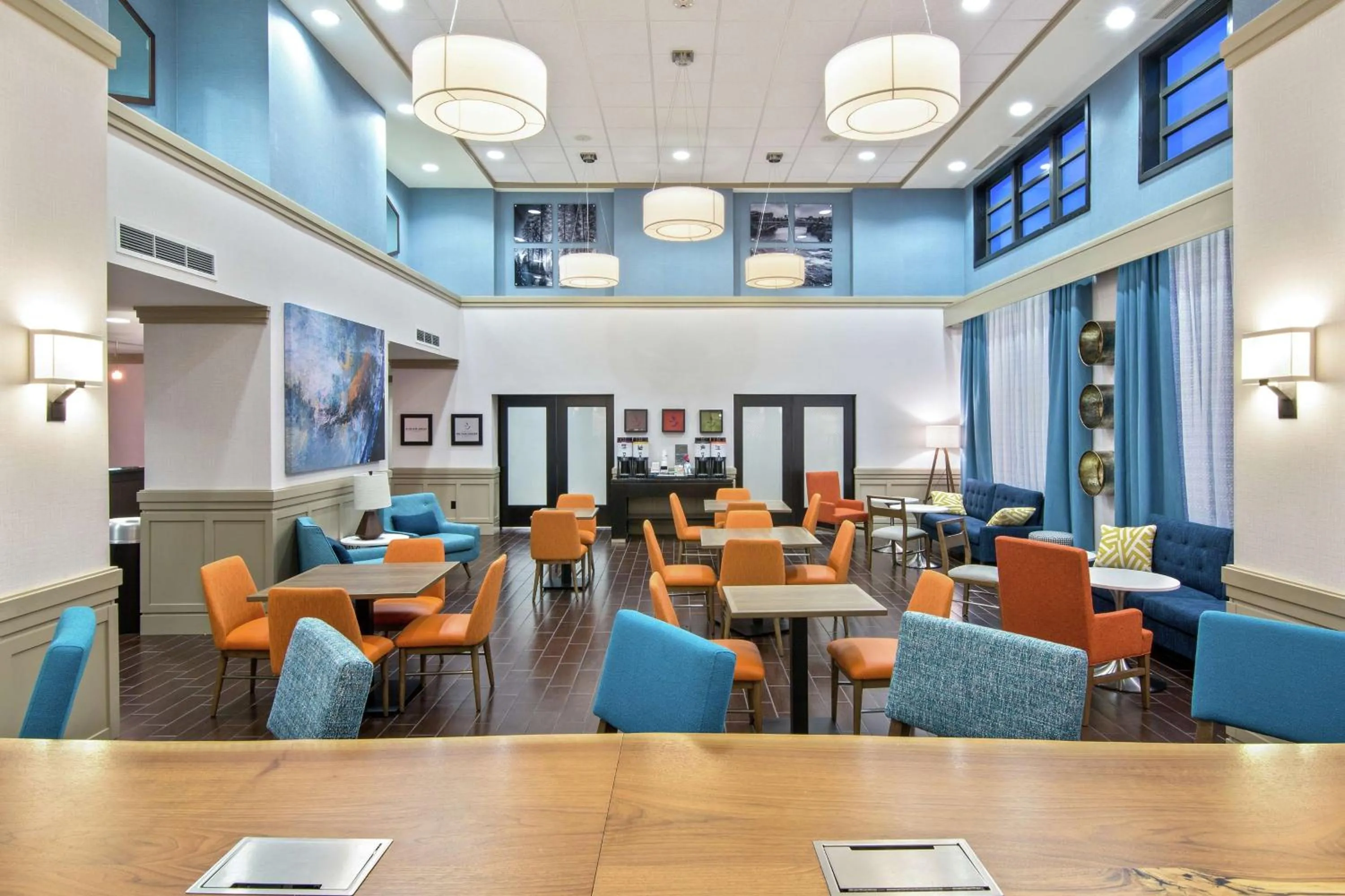 Lobby or reception in Hampton Inn & Suites Spokane Valley