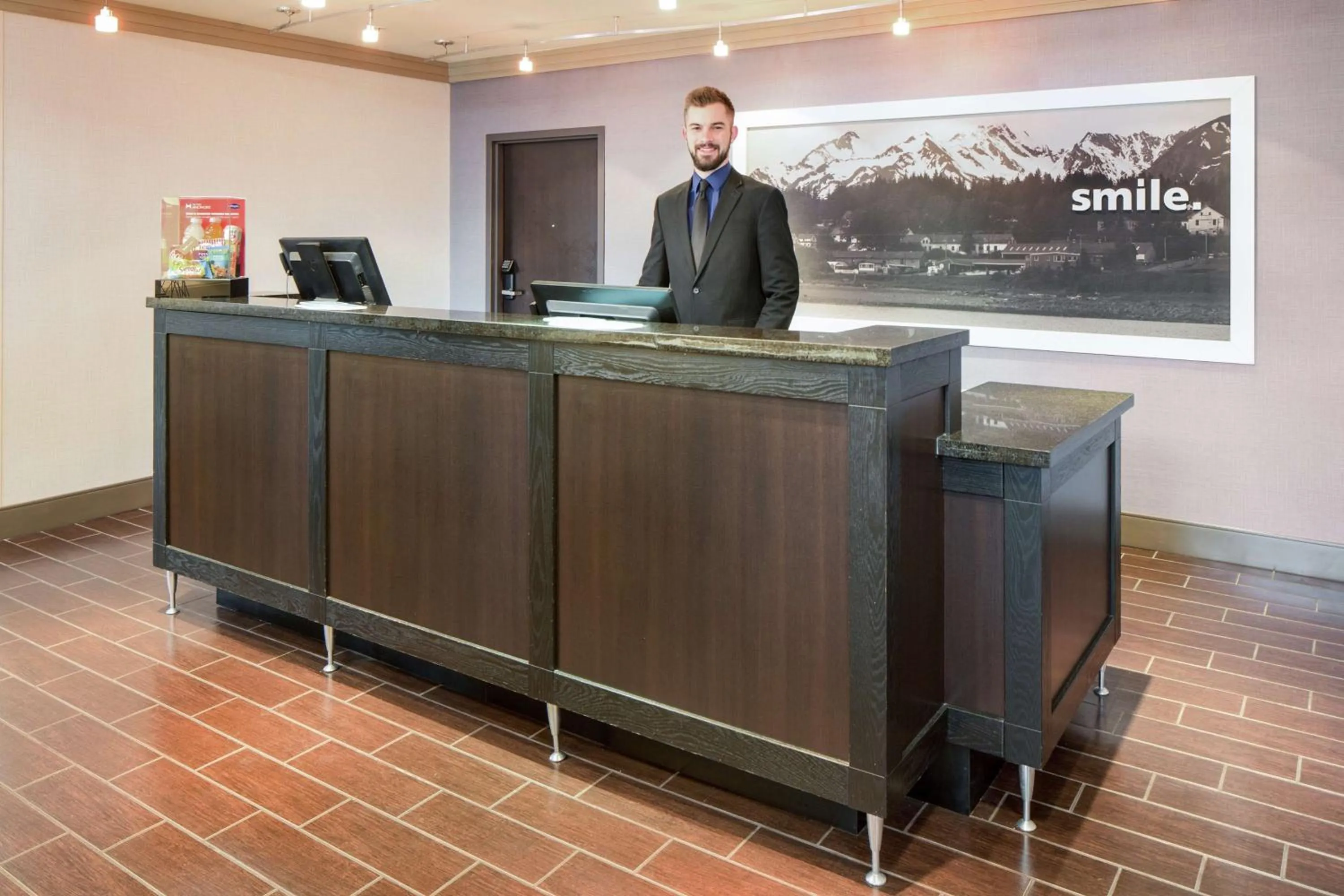Lobby or reception in Hampton Inn & Suites Spokane Valley