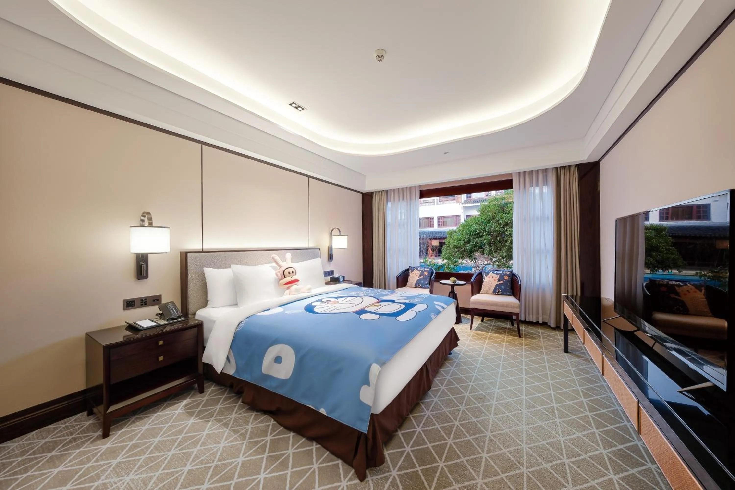 Bedroom, Bed in Pan Pacific Suzhou