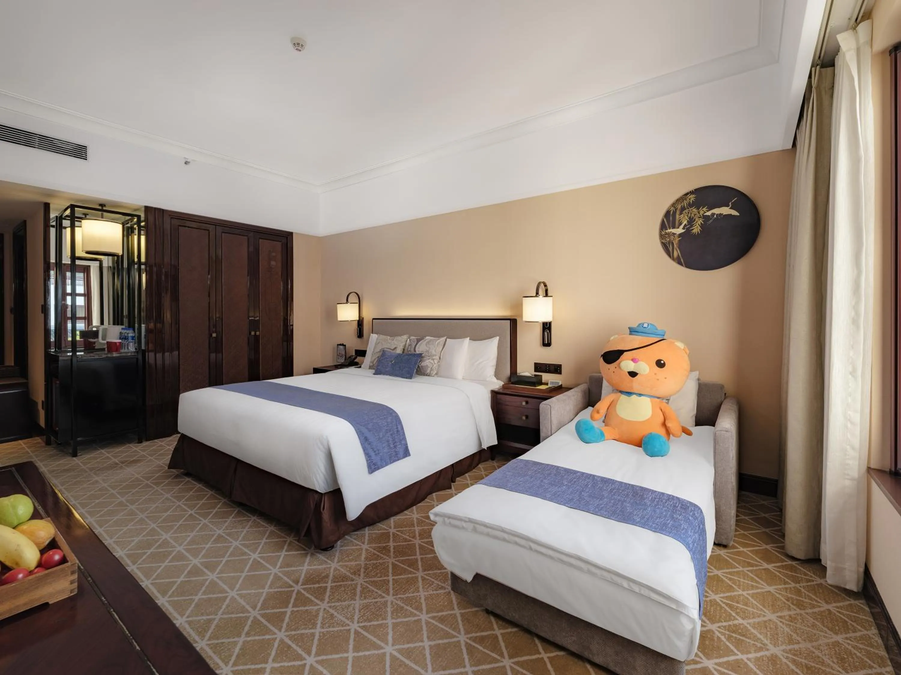 Bedroom, Bed in Pan Pacific Suzhou -Including unlimited access to the 4A-level Panmen Scenic Area