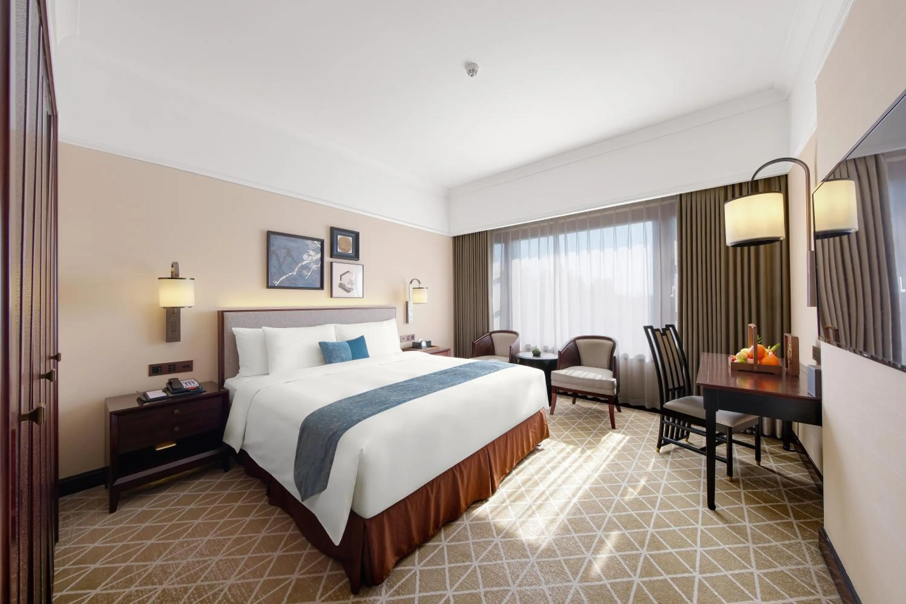 Bedroom, Bed in Pan Pacific Suzhou