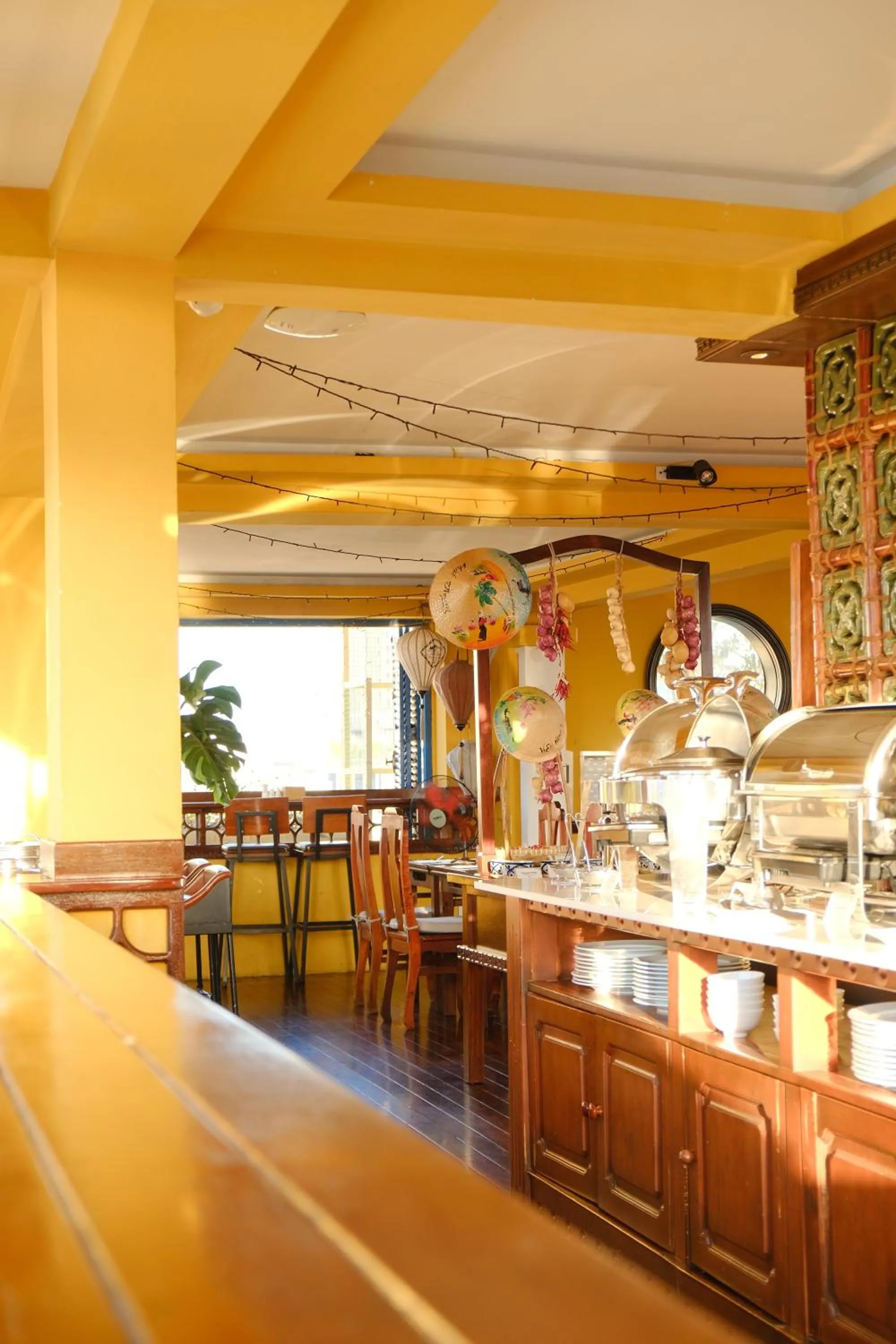 Buffet breakfast in Duc Vuong Saigon Hotel - Bui Vien