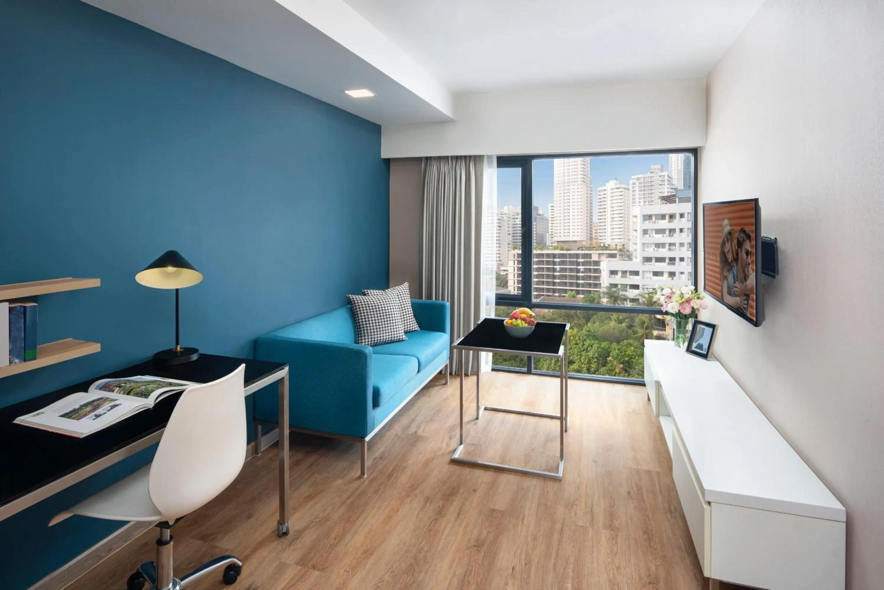 Living room in Citadines Sukhumvit 8 Bangkok