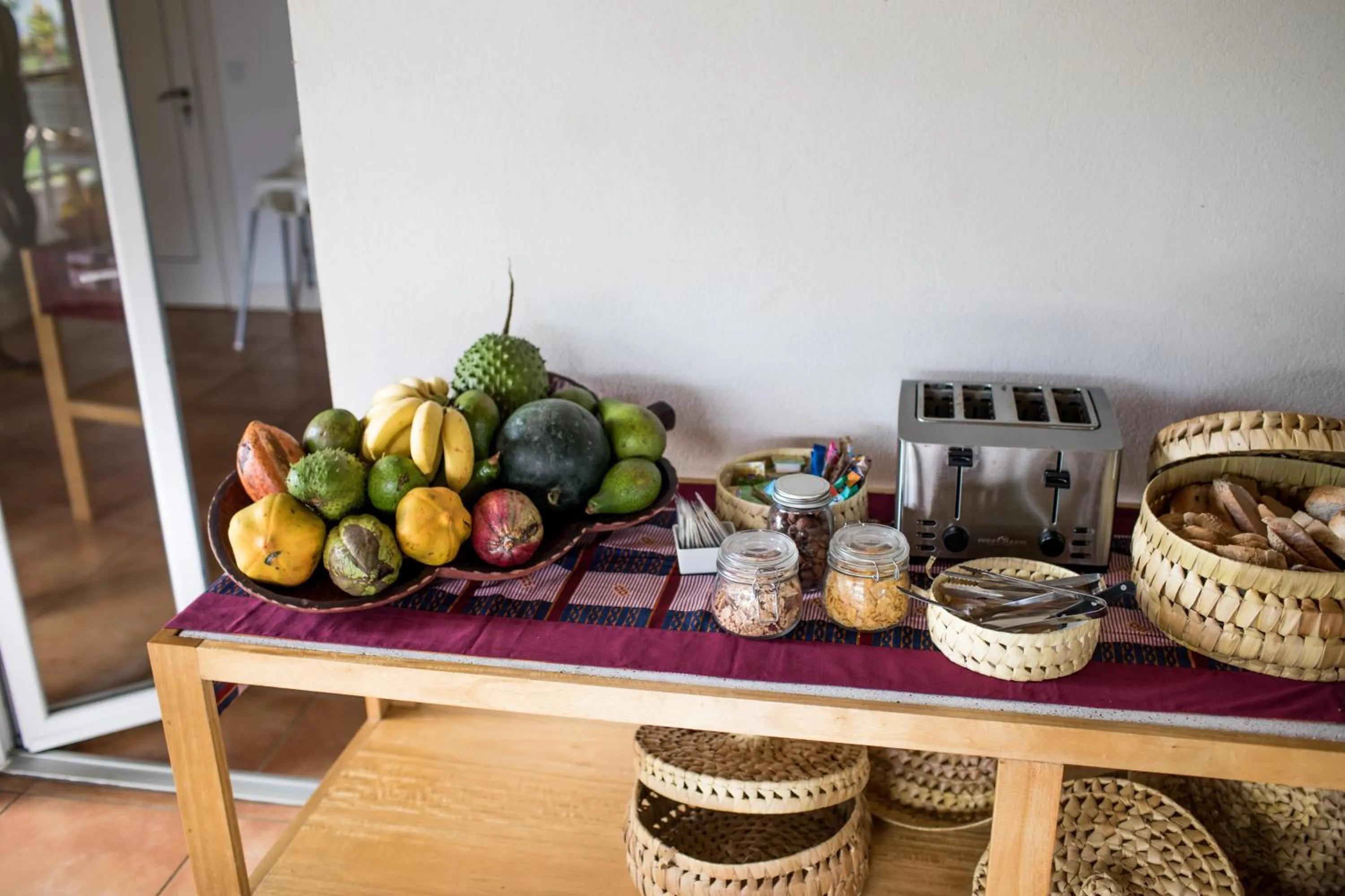 Breakfast in Roça Santo António Ecolodge