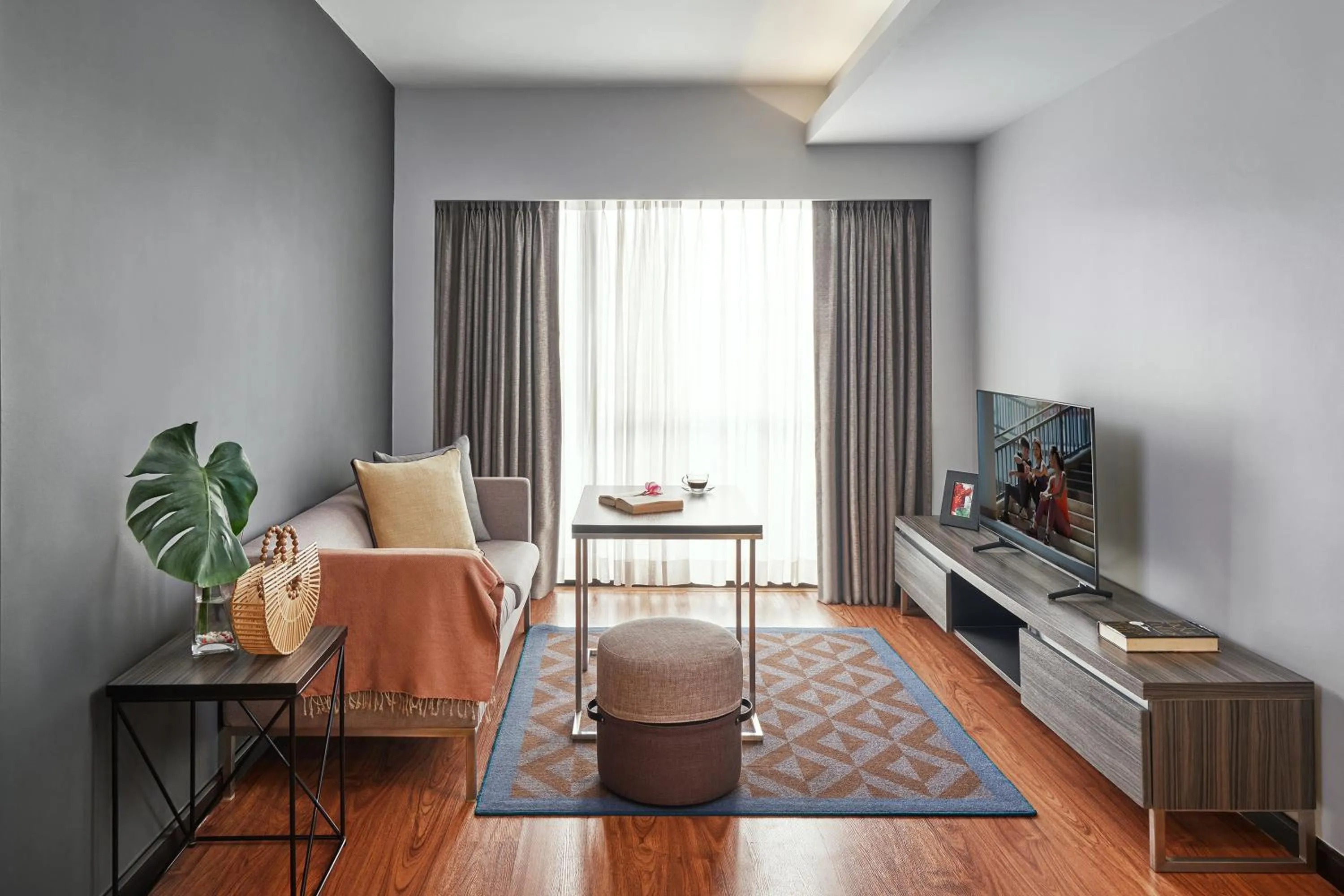 Living room in Citadines Sukhumvit 11 Bangkok